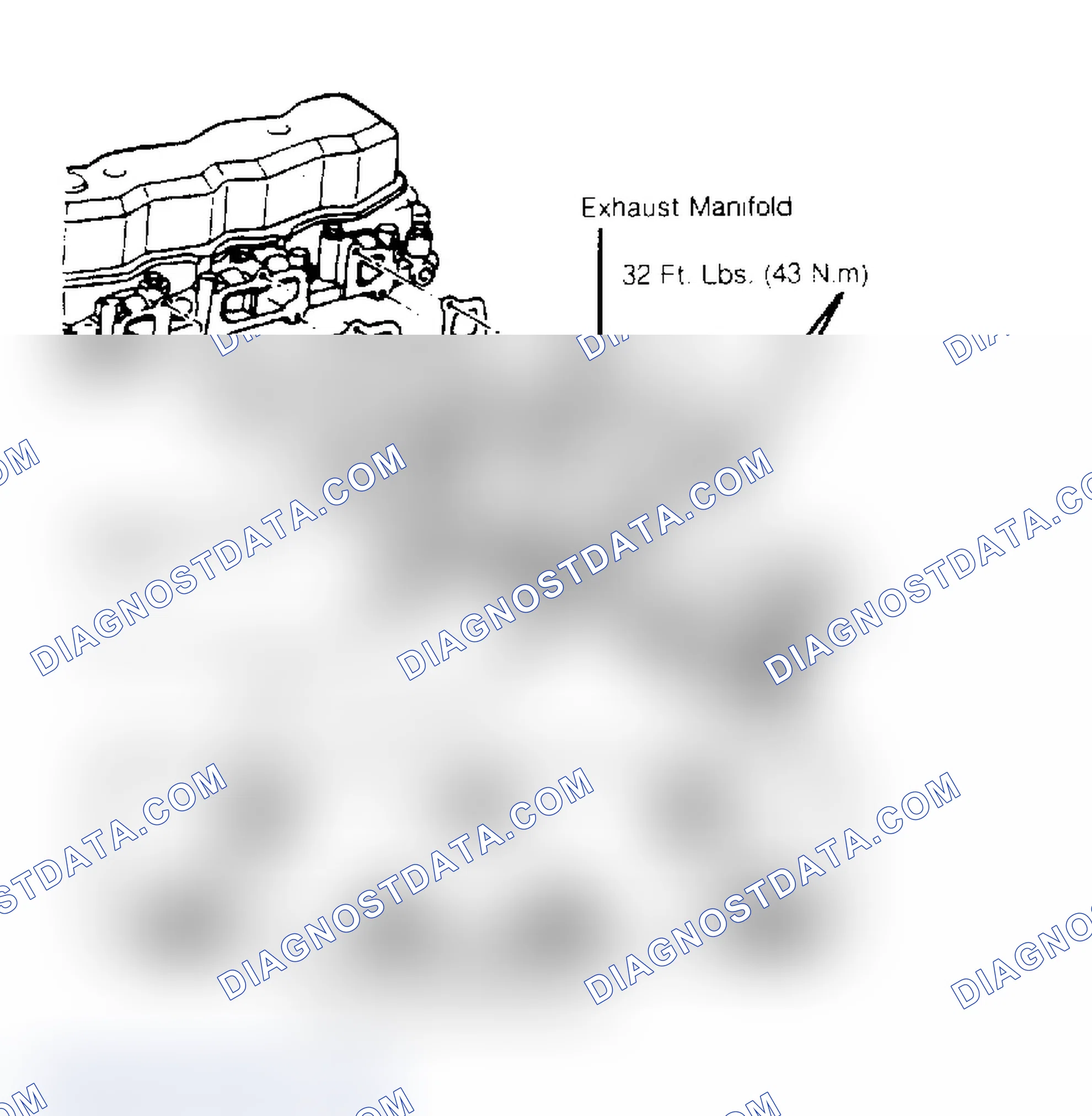 Scheme 2: Exhaust Manifold Torque Specifications & Sequence