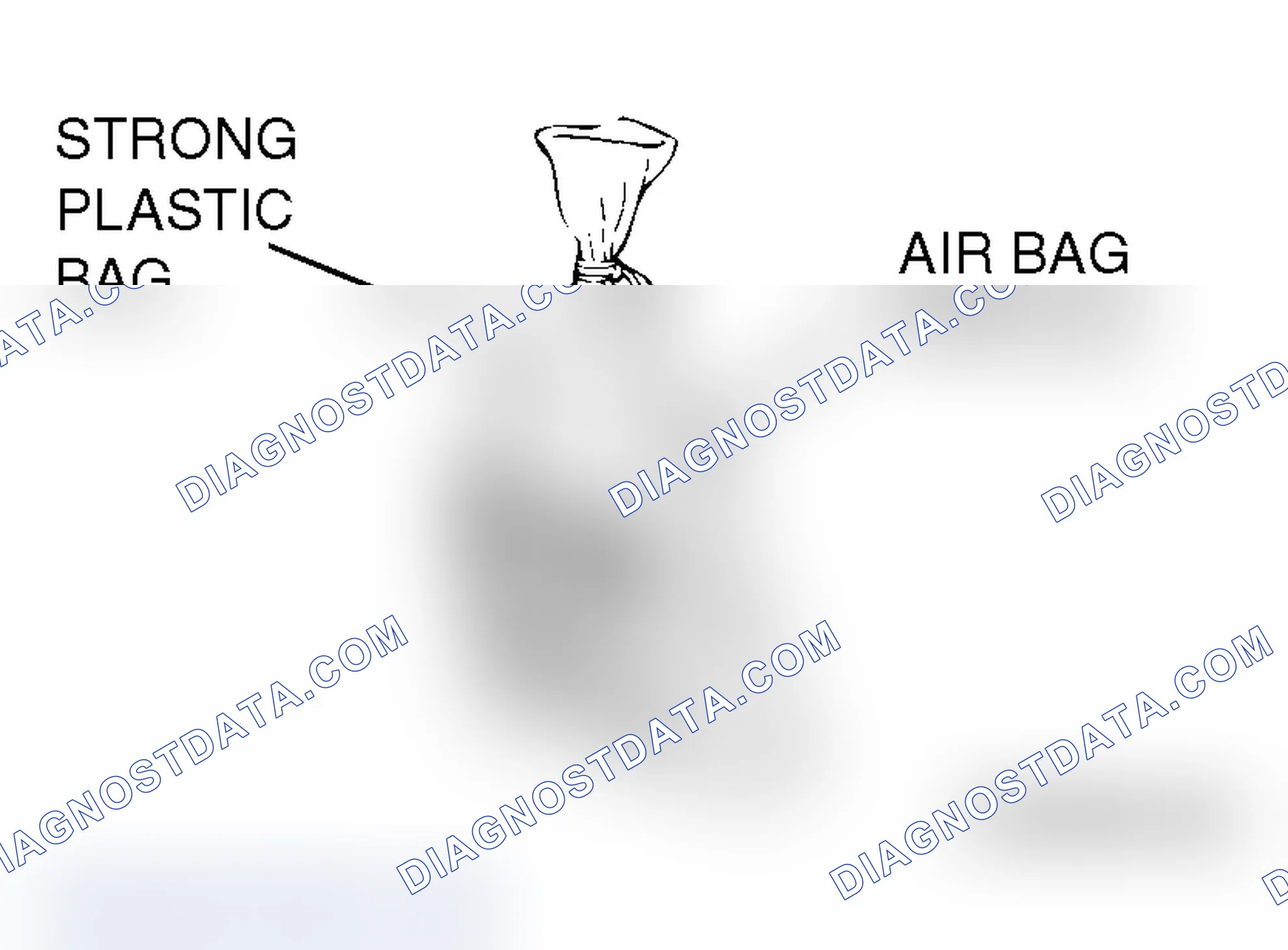 Scheme 590: DEPLOYED AIR BAG MODULE AND OPERATED SEAT BELT PRE-TENSIONER DISPOSAL