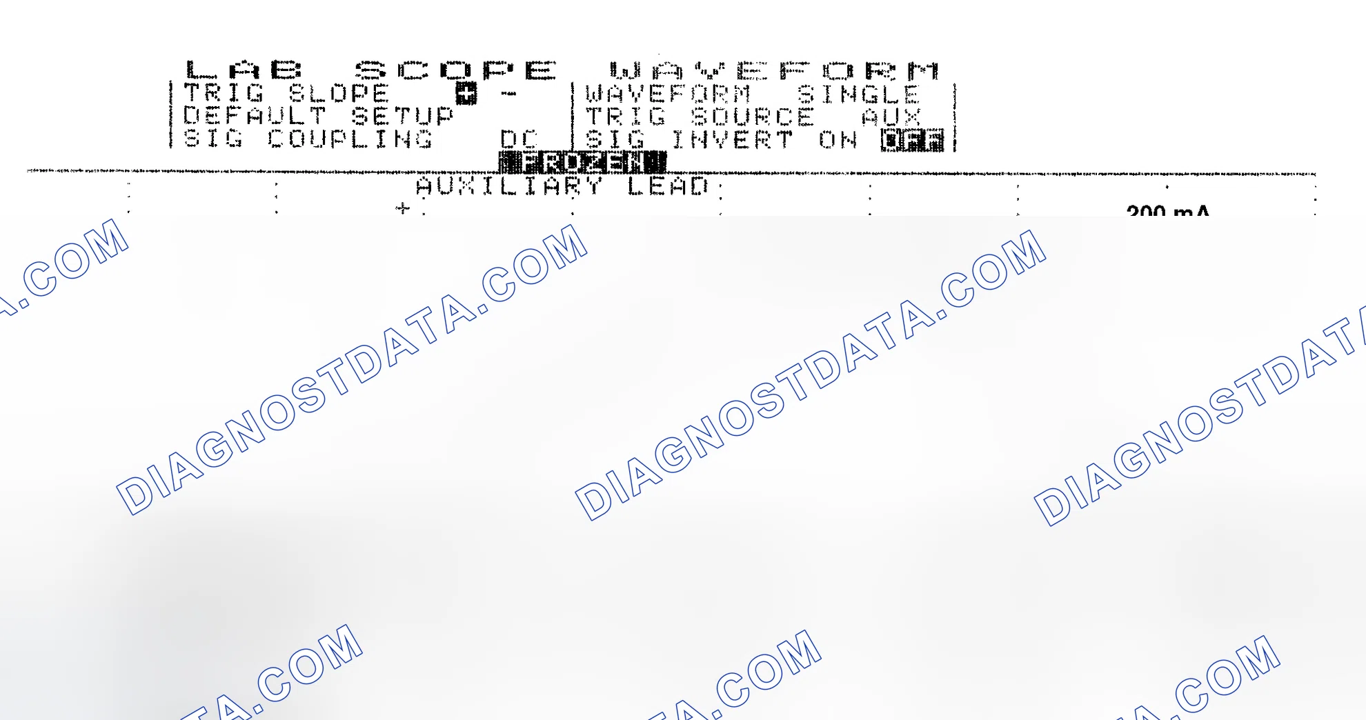 Scheme 13: Single Injector w/Normal Current Flow - Current Pattern