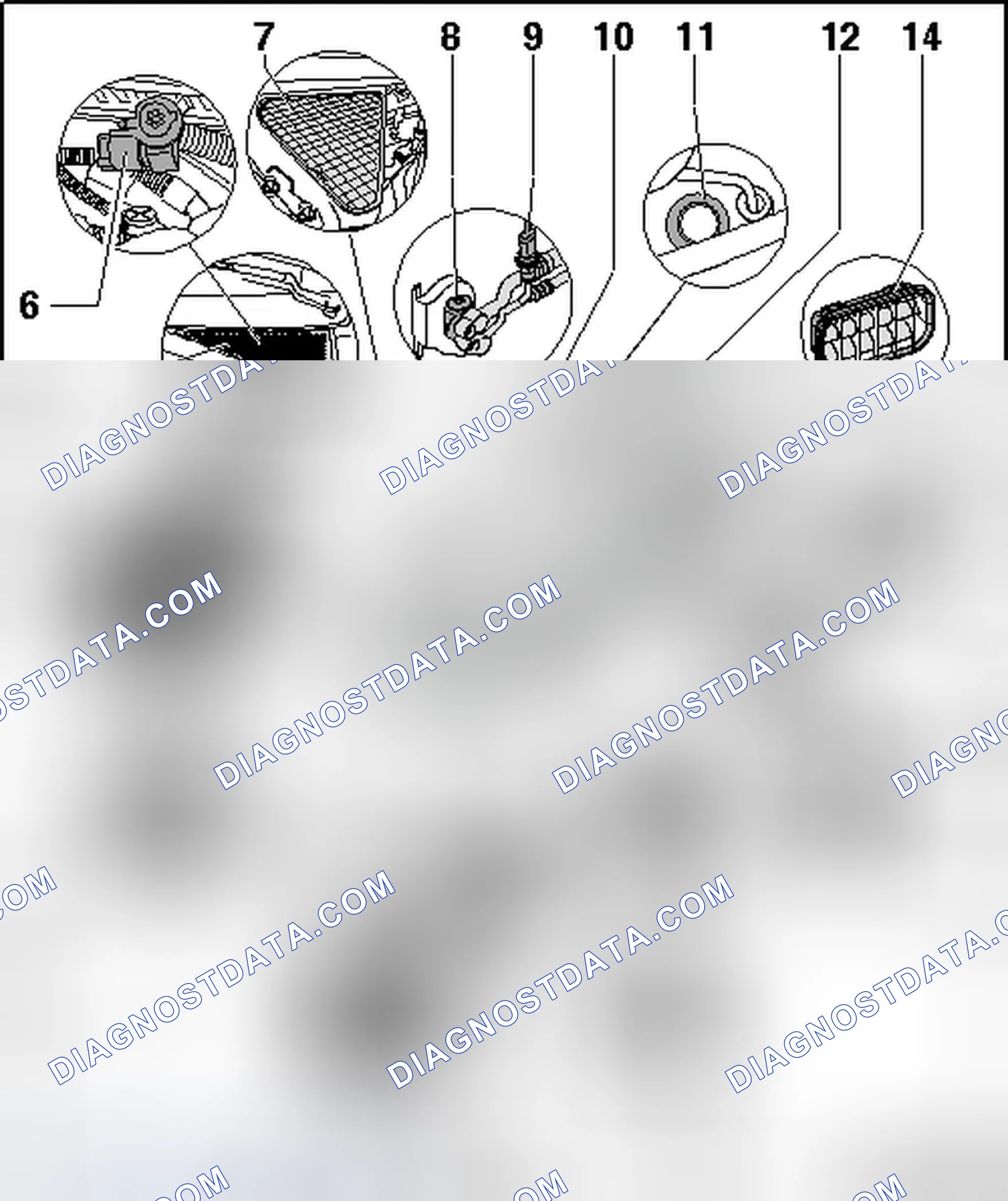 Scheme 11: A/C SYSTEM COMPONENTS OUTSIDE PASSENGER COMPARTMENT