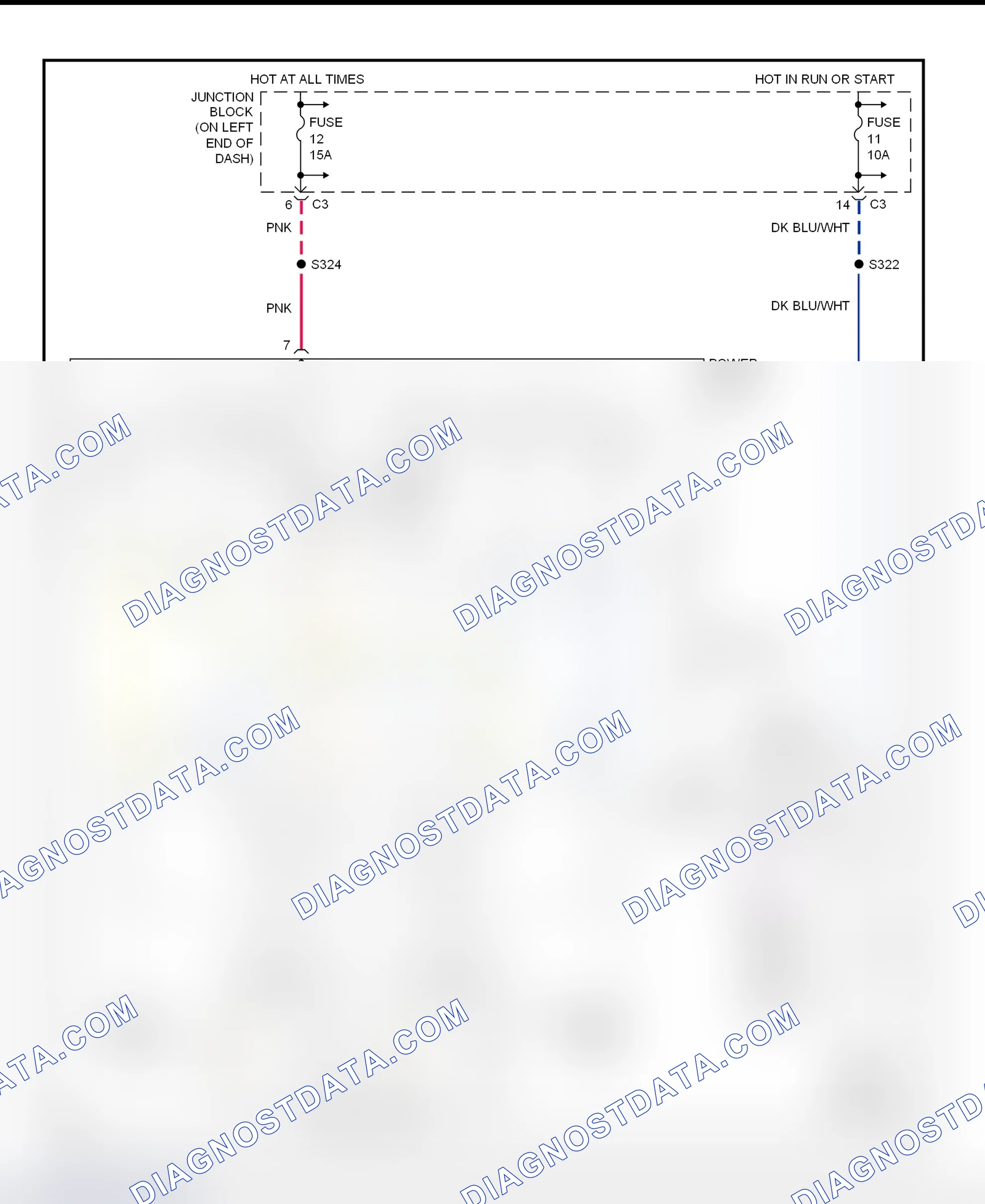 Scheme 3: Power Mirror System Wiring Diagram (Durango)