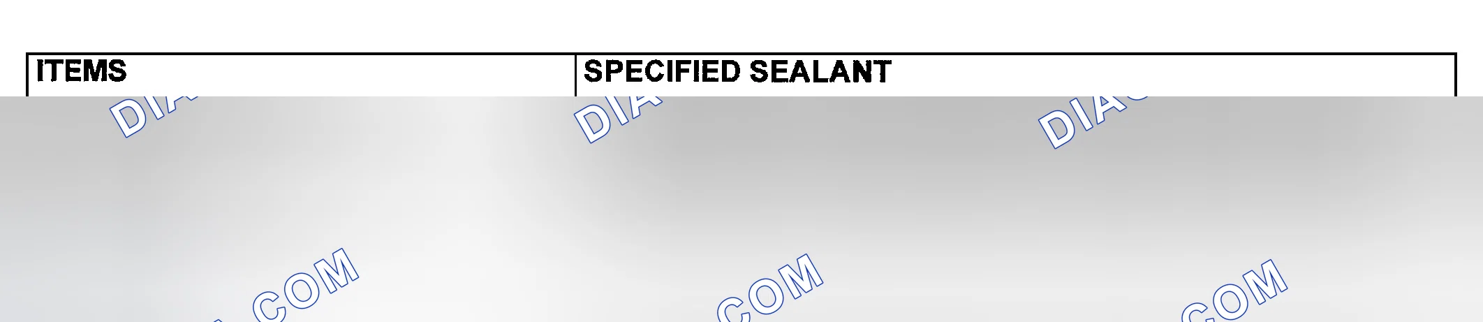 Scheme 79: SEALANTS