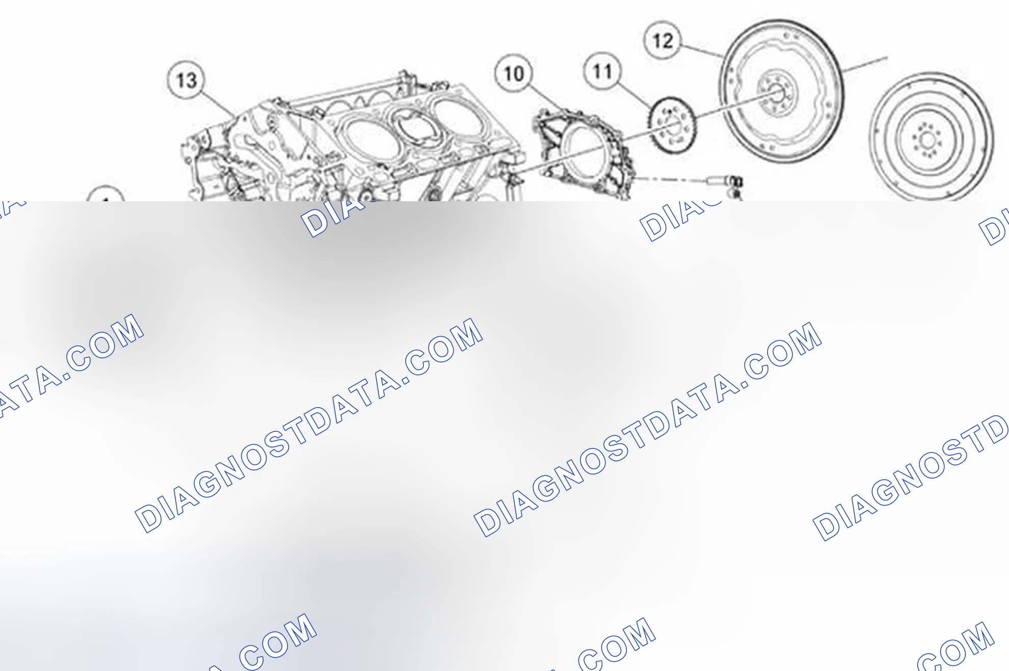 Scheme 319: Lower Engine Block (View 1)