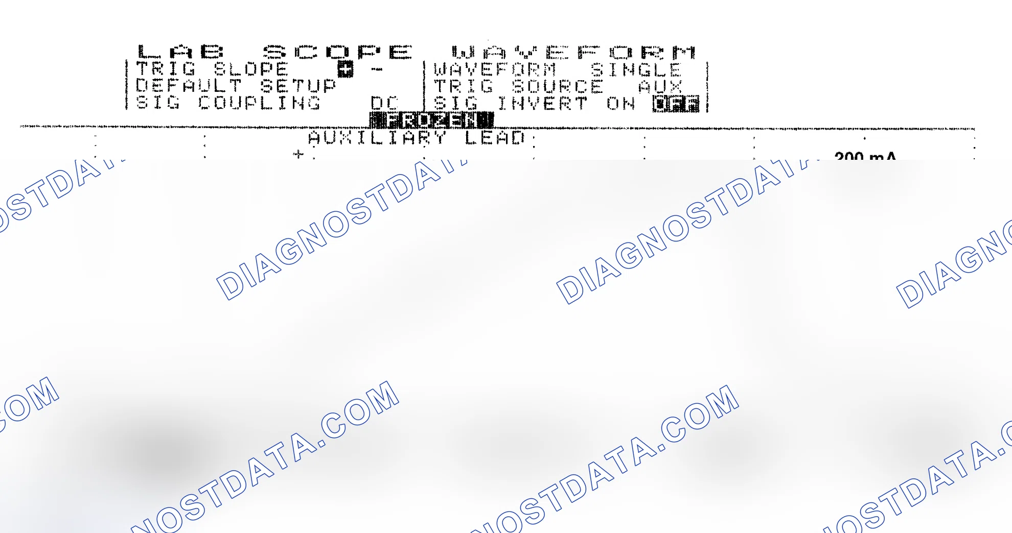 Scheme 13: Single Injector w/Normal Current Flow - Current Pattern