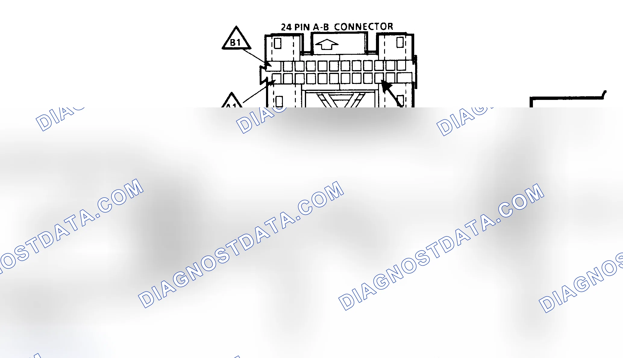 Scheme 305: Code 24 Schematic, Vehicle Speed Sensor ("C" & "N" Series)