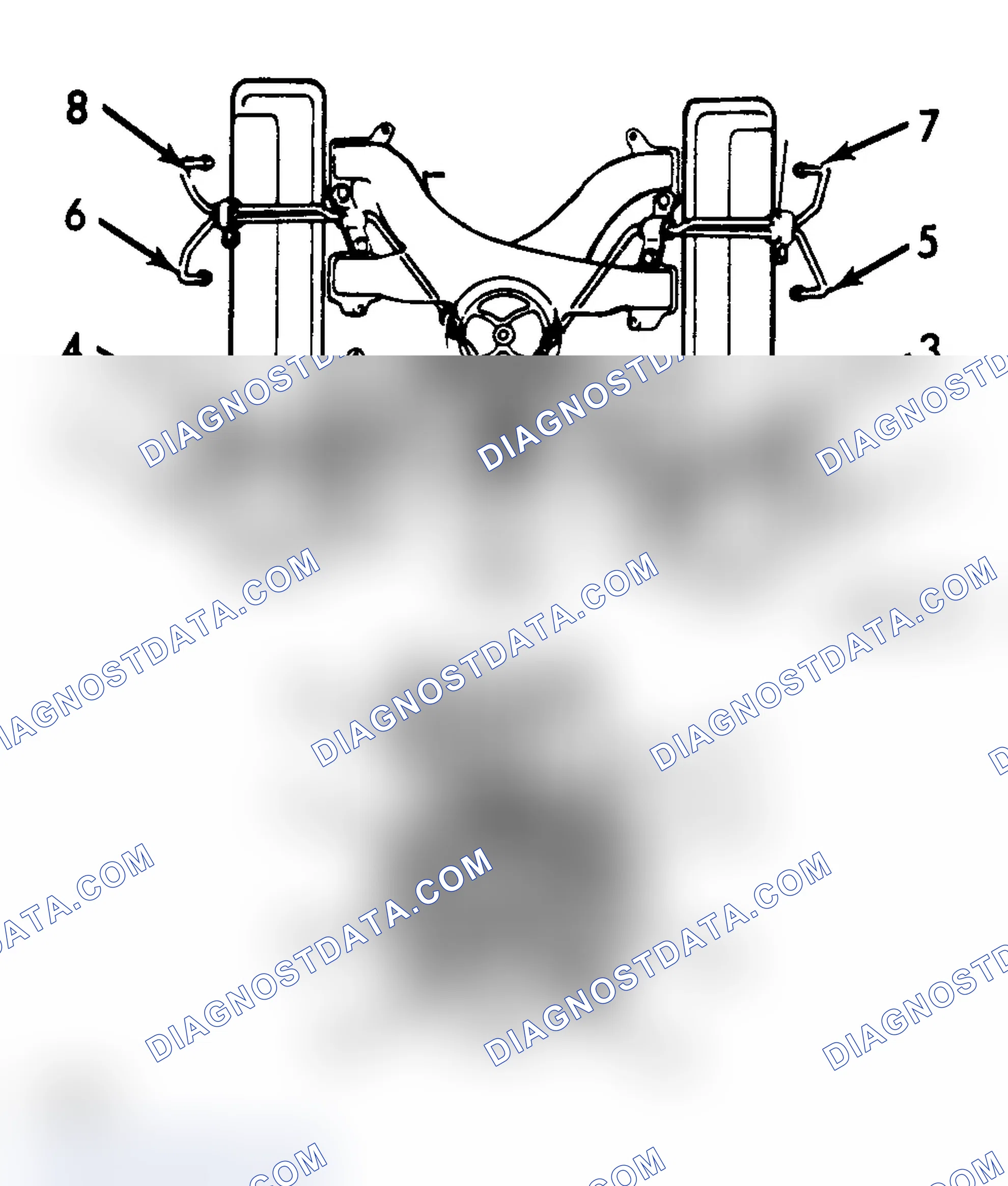 Scheme 27: Injection Pump Fuel Line Routing