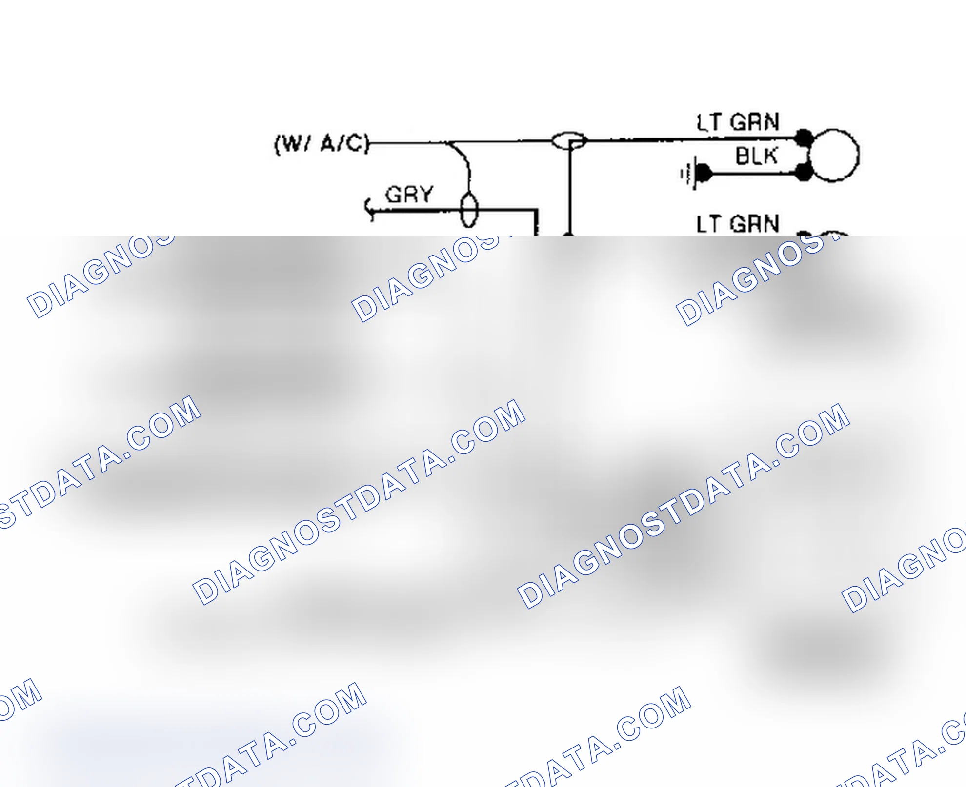 Scheme 8: Electric Cooling Fan Schematic (Dynasty 2.5L)