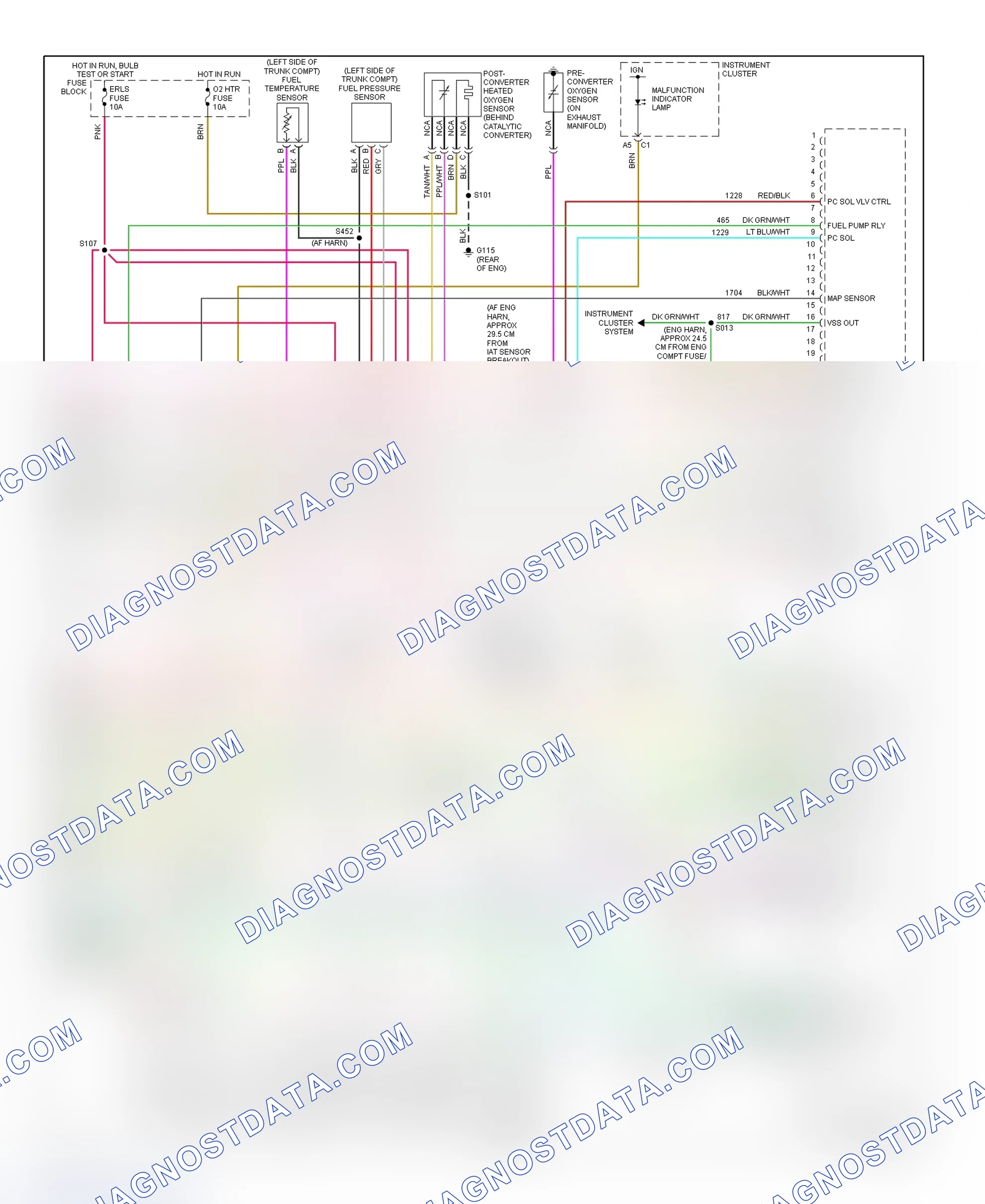 Scheme 37: PCM Wiring Diagram (Cavalier - 2.2L - CNG - 4 Of 4)