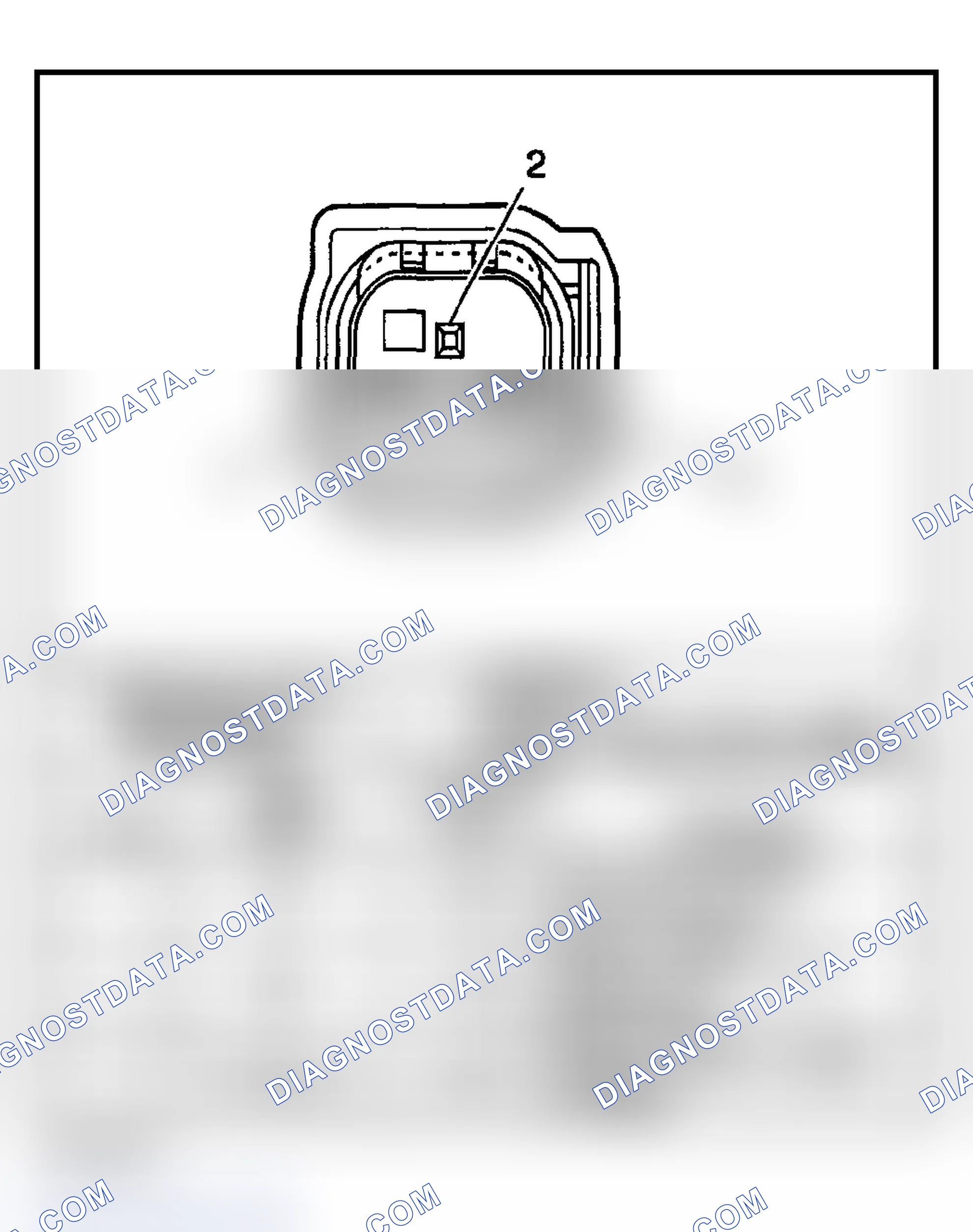Scheme 5: Rear Parking Assist Connector End Views