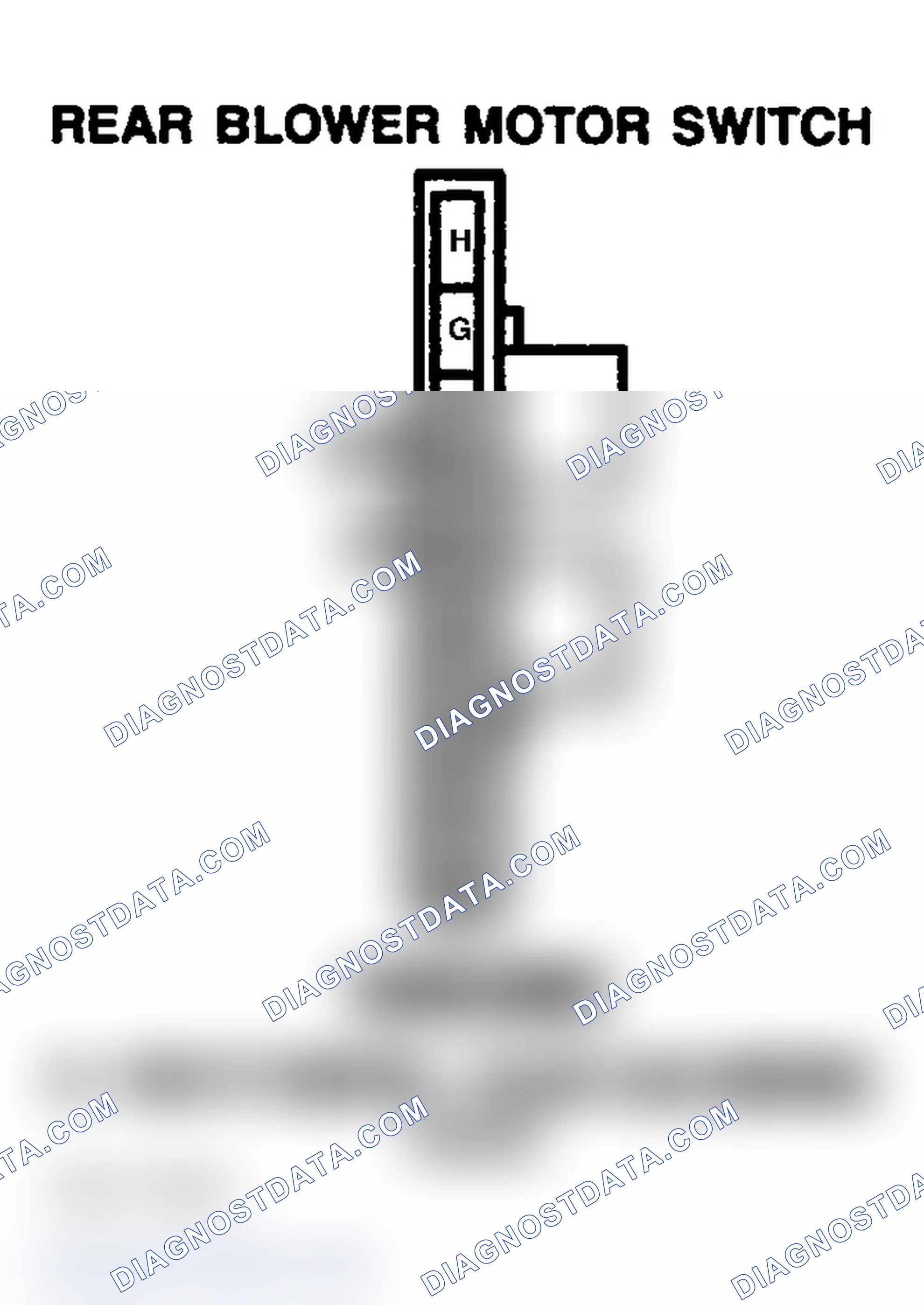 Scheme 211: REAR BLOWER MOTOR SWITCH