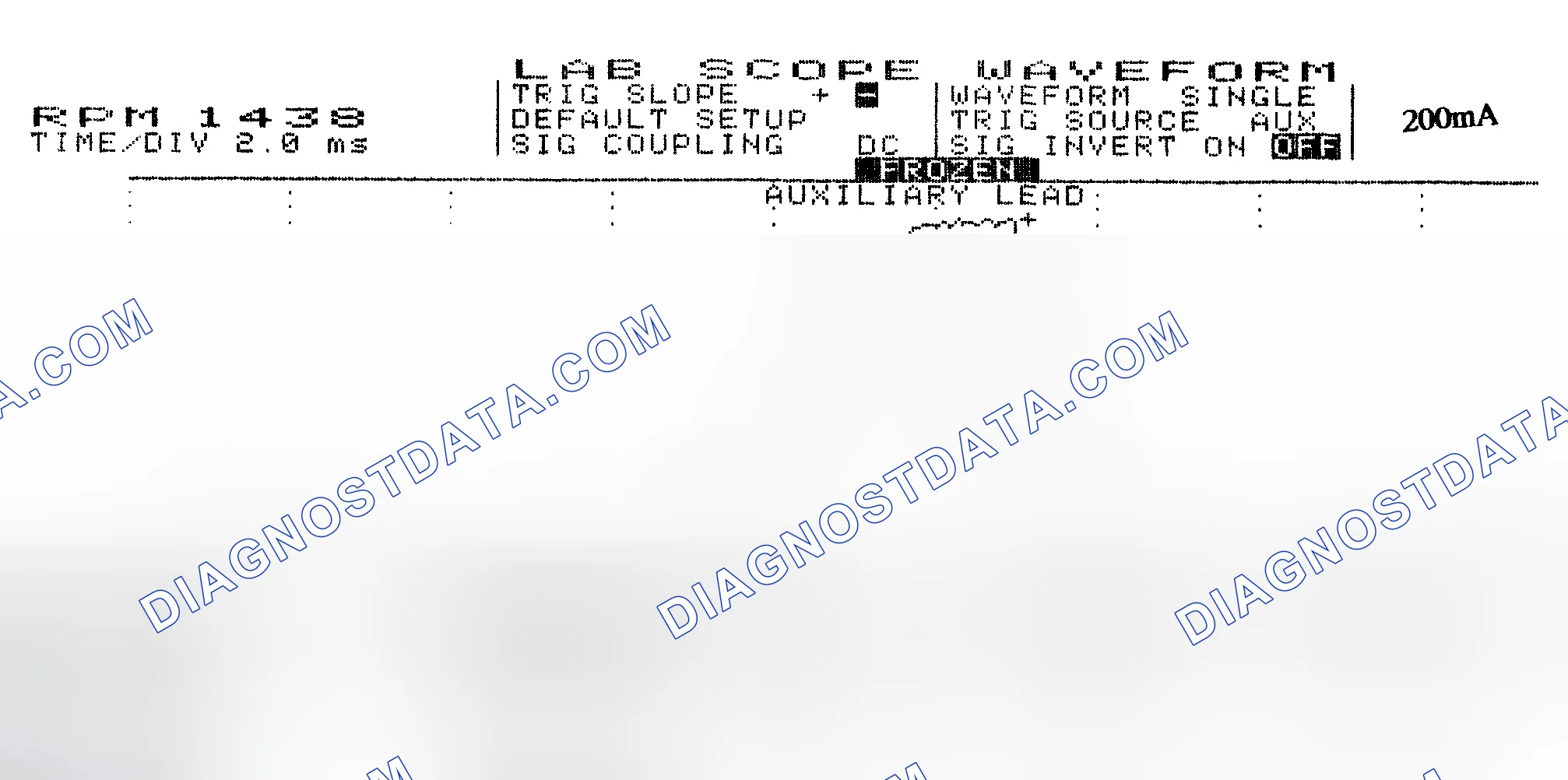 Scheme 15: Single Injector w/Normal Current Flow - Current Pattern