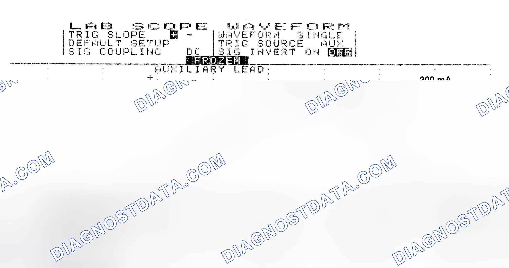 Scheme 13: Single Injector w/Normal Current Flow - Current Pattern