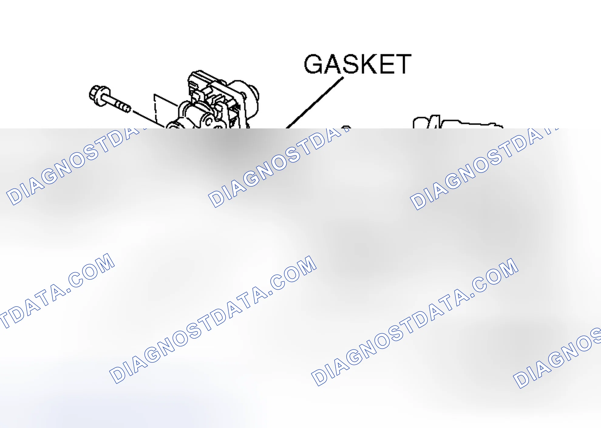 Scheme 22: >> A << EGR VALVE GASKET INSTALLATION