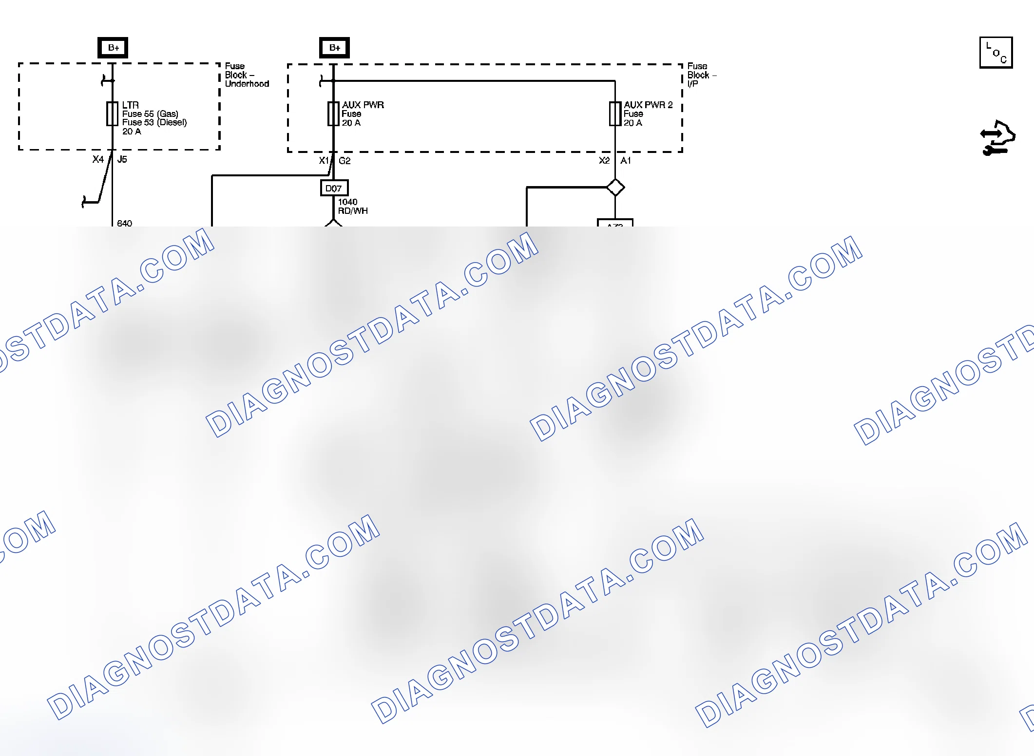 Scheme 40: Cigar Lighter/Power Outlet Schematics