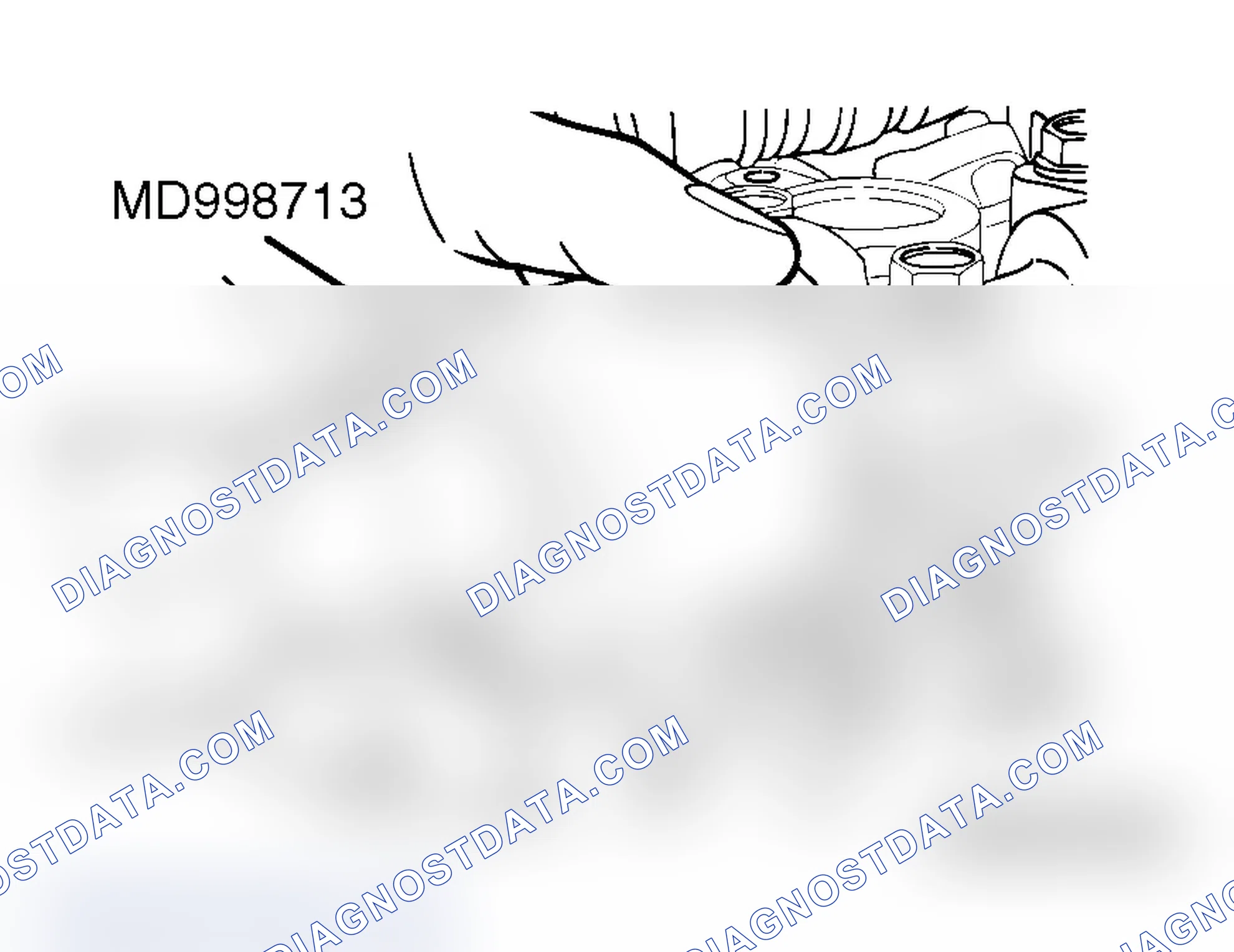Scheme 801: >> F << CAMSHAFT OIL SEAL INSTALLATION