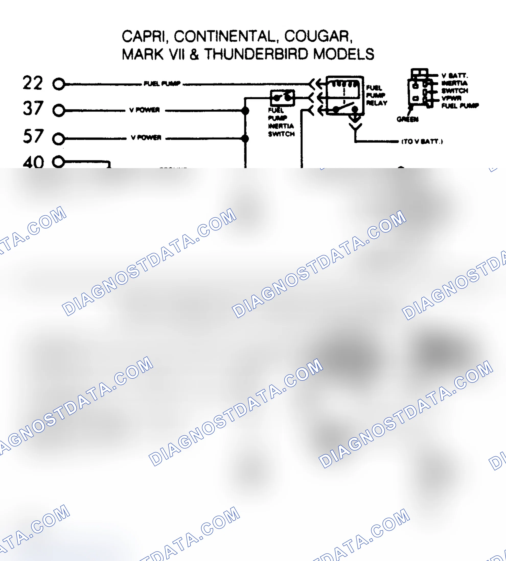 Scheme 82: Fuel Pump Test Circuits