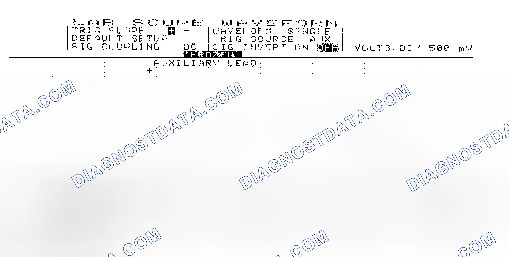 Scheme 14: Single Injector w/Excessive Current Flow - Current Pattern