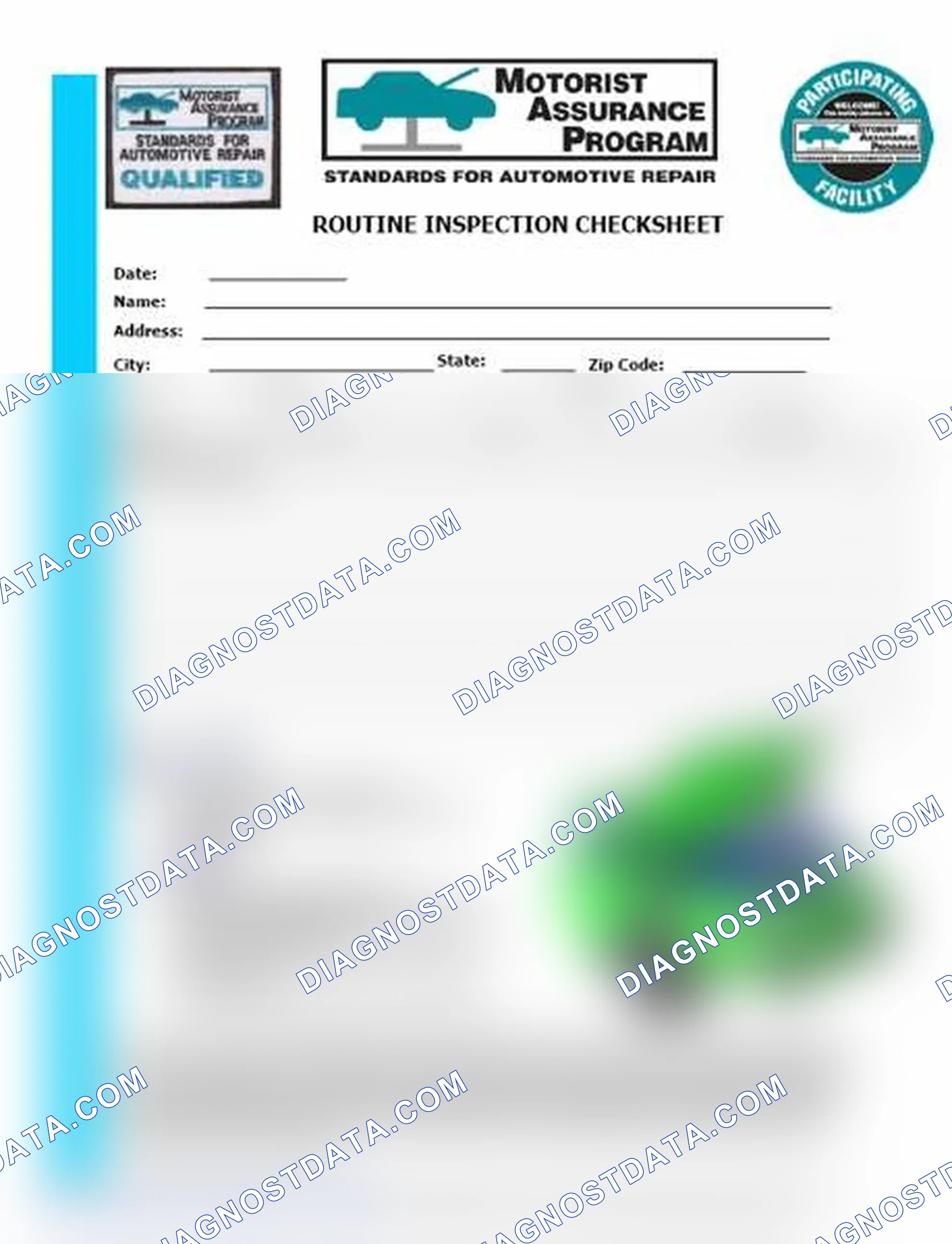 Scheme 26: Routine Inspection Checksheet (1 Of 2)
