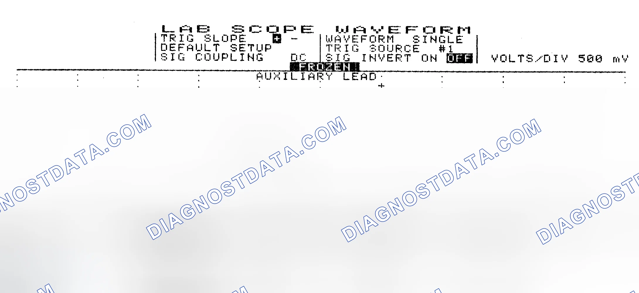 Scheme 10: Single Injector w/Excessive Current Flow - Current Pattern