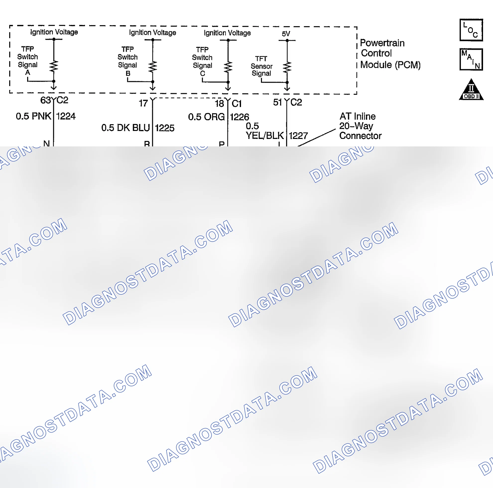 Scheme 336: DTC P0713: TFT Sensor Signal Voltage High