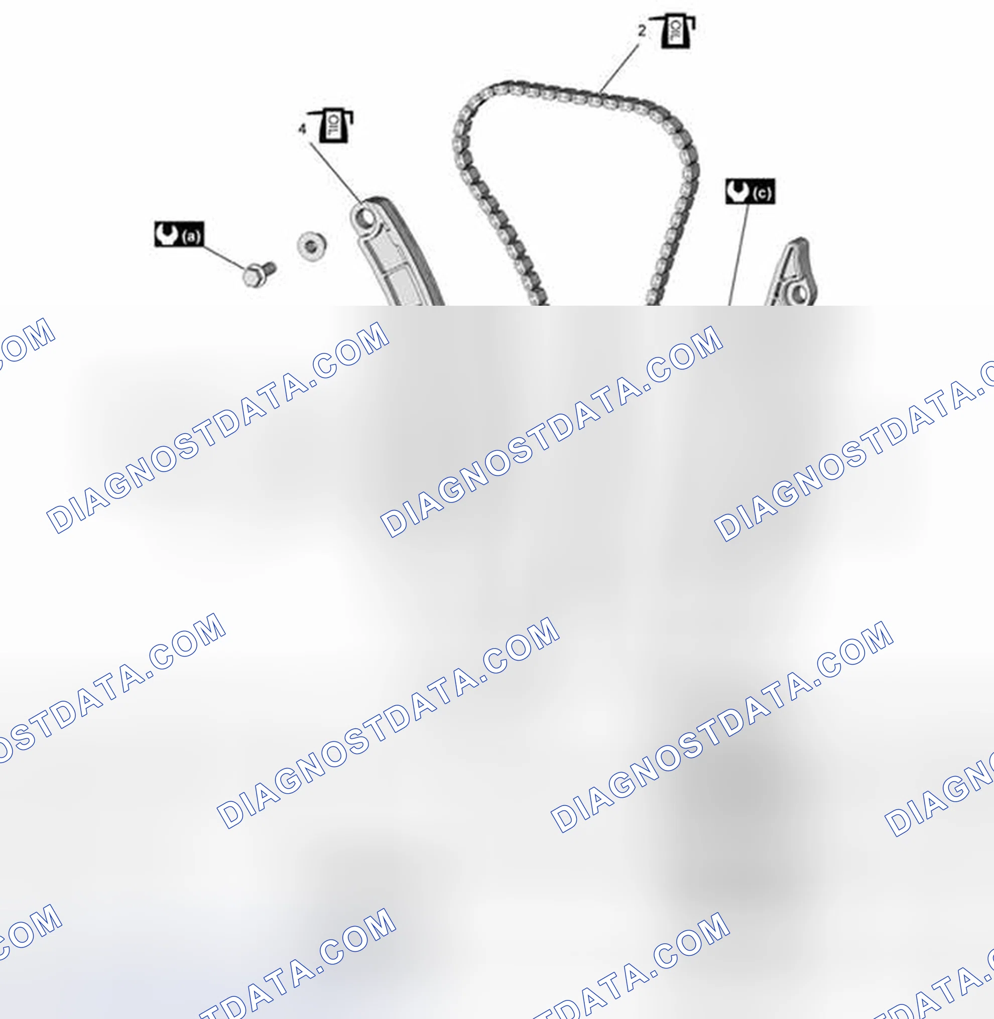 Scheme 80: Timing Chain and Chain Tensioner Components