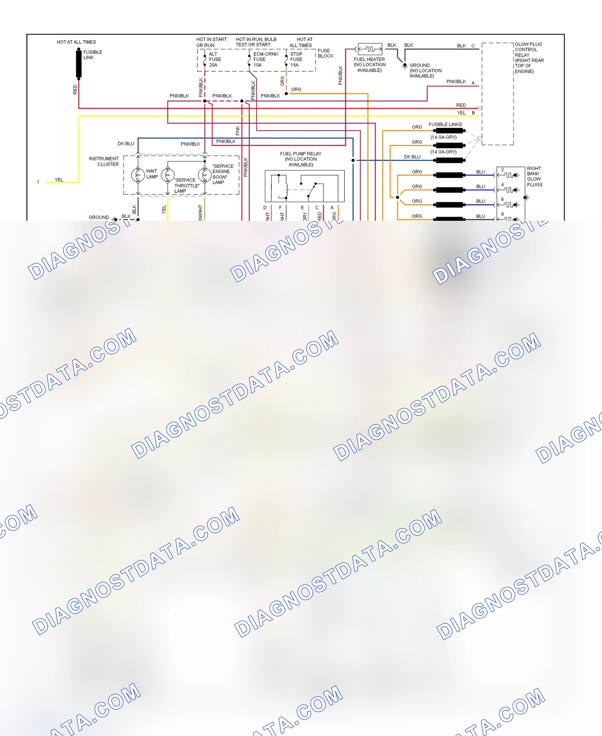 Scheme 60: Wiring Diagram ("P" Series - 6.5L Diesel VIN F - 2 Of 2)