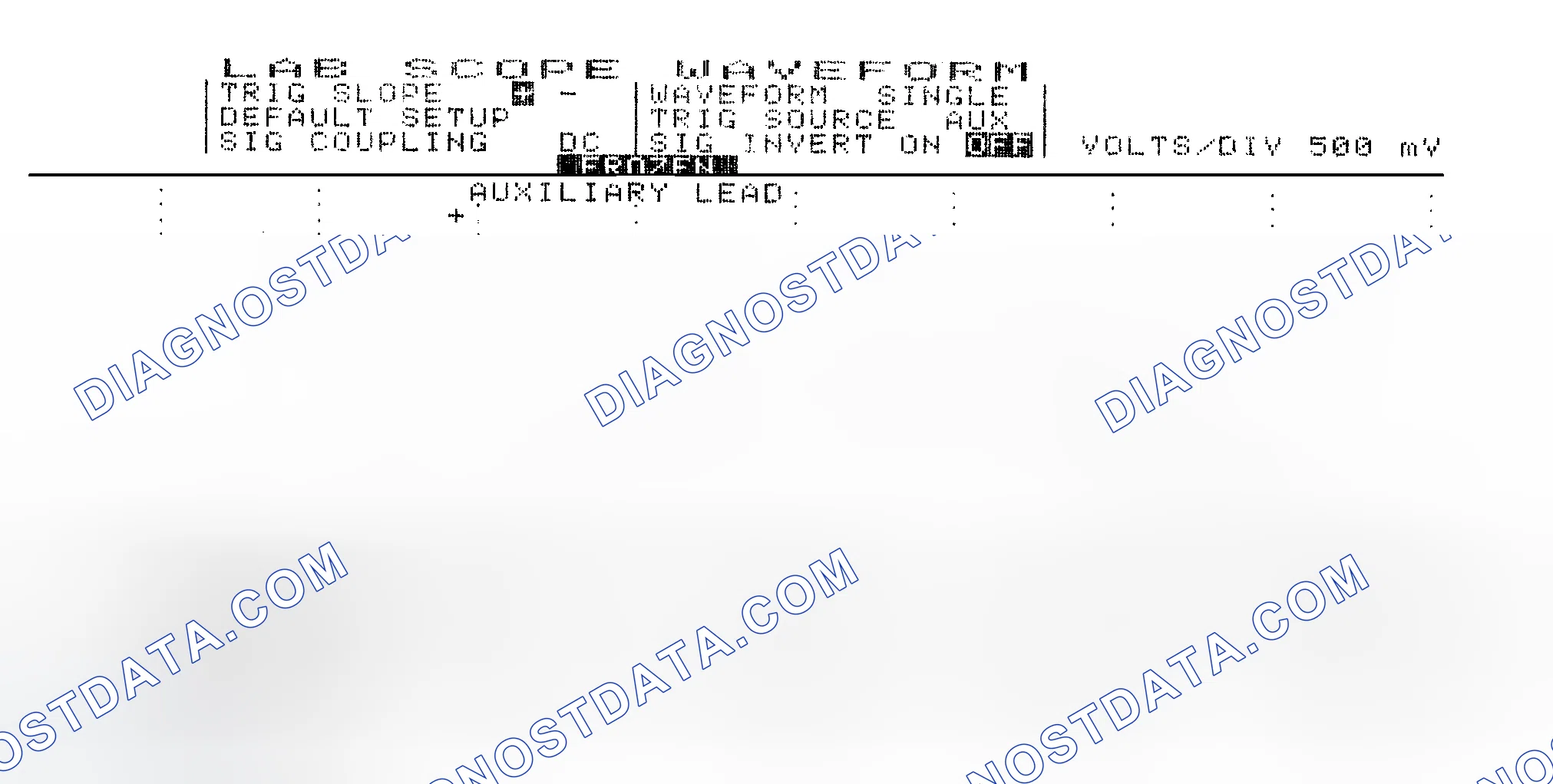 Scheme 14: Single Injector w/Excessive Current Flow - Current Pattern