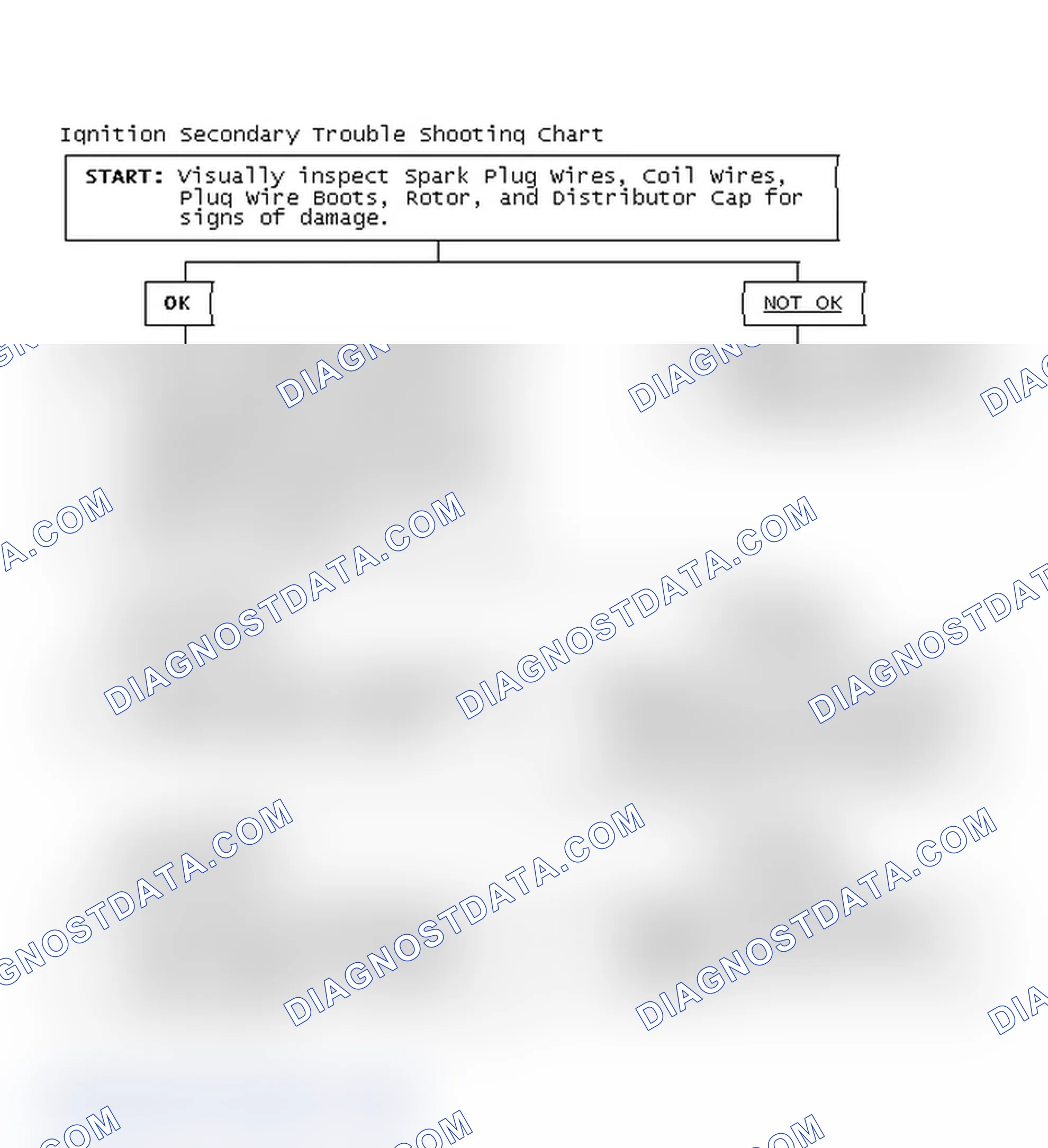 Scheme 1: Ignition Secondary Trouble Shooting Chart
