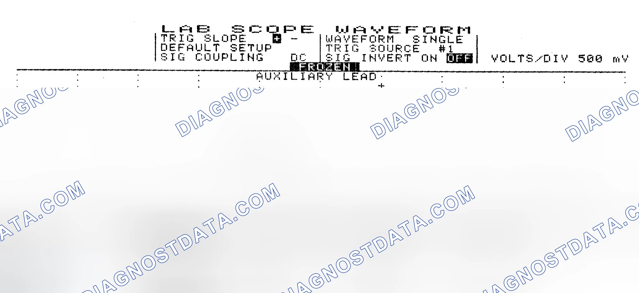 Scheme 10: Single Injector w/Excessive Current Flow - Current Pattern