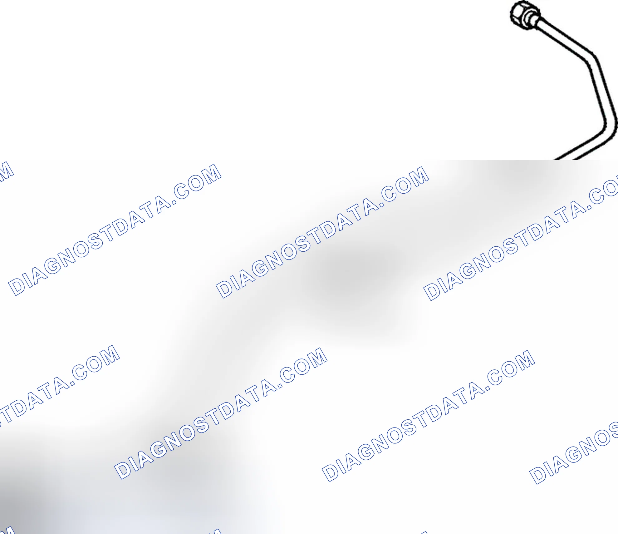 Scheme 445: Removing the pipe between the coupling and the refrigerant reservoir on the bulkhead