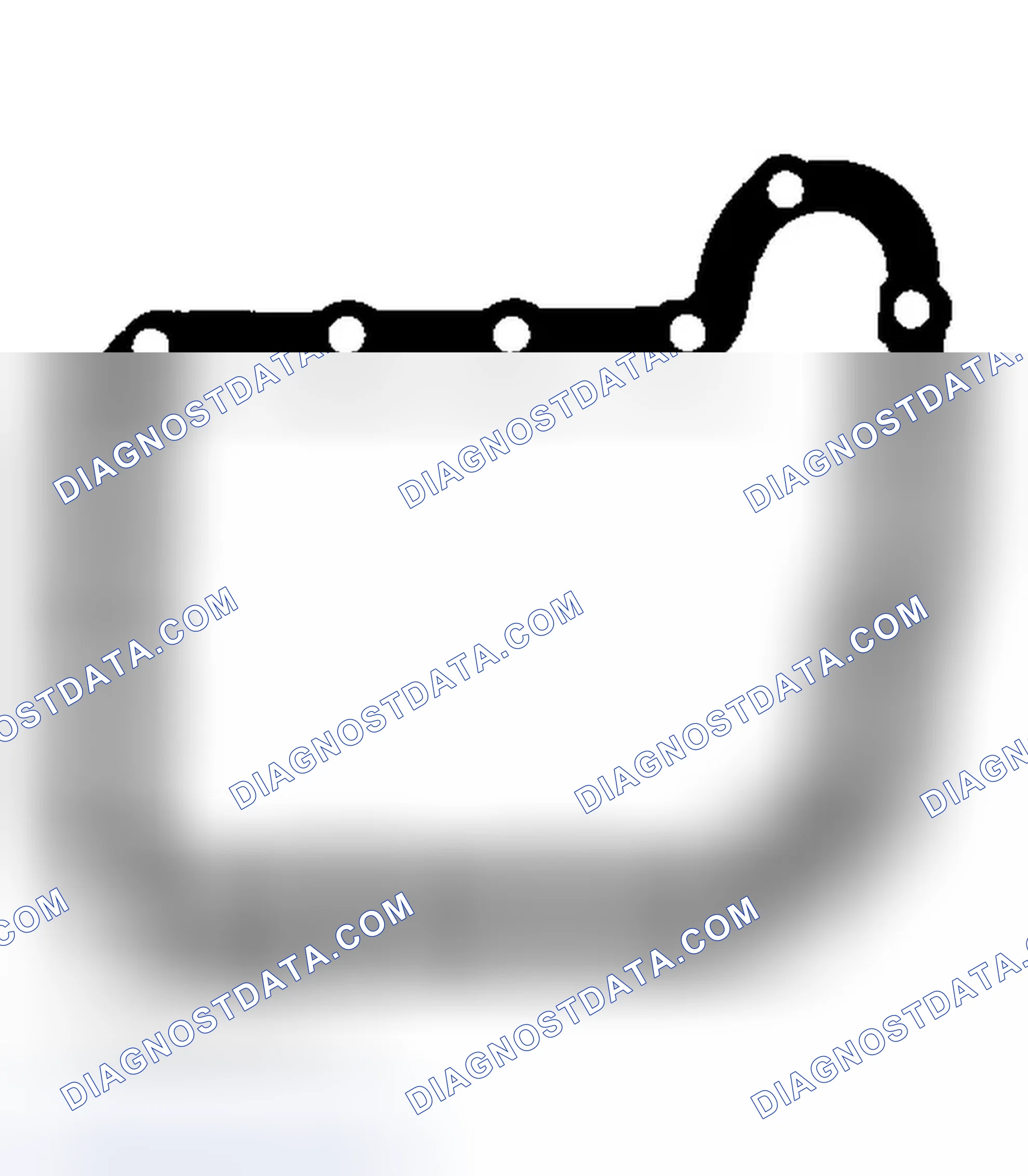 Scheme 8: Identifying Oil Pan Gasket (LA4A-EL)