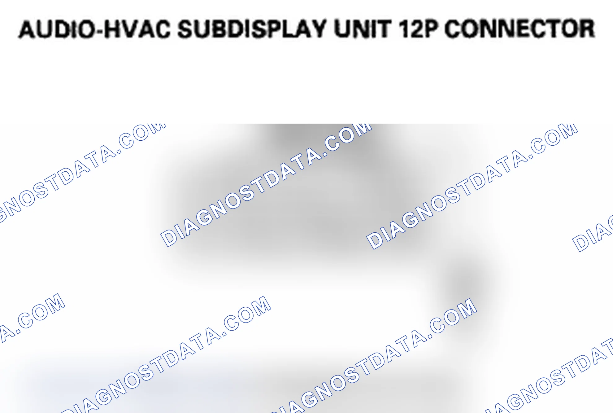 Scheme 136: Audio system information does not display on the audio-HVAC subdisplay unit (with ELS audio system)