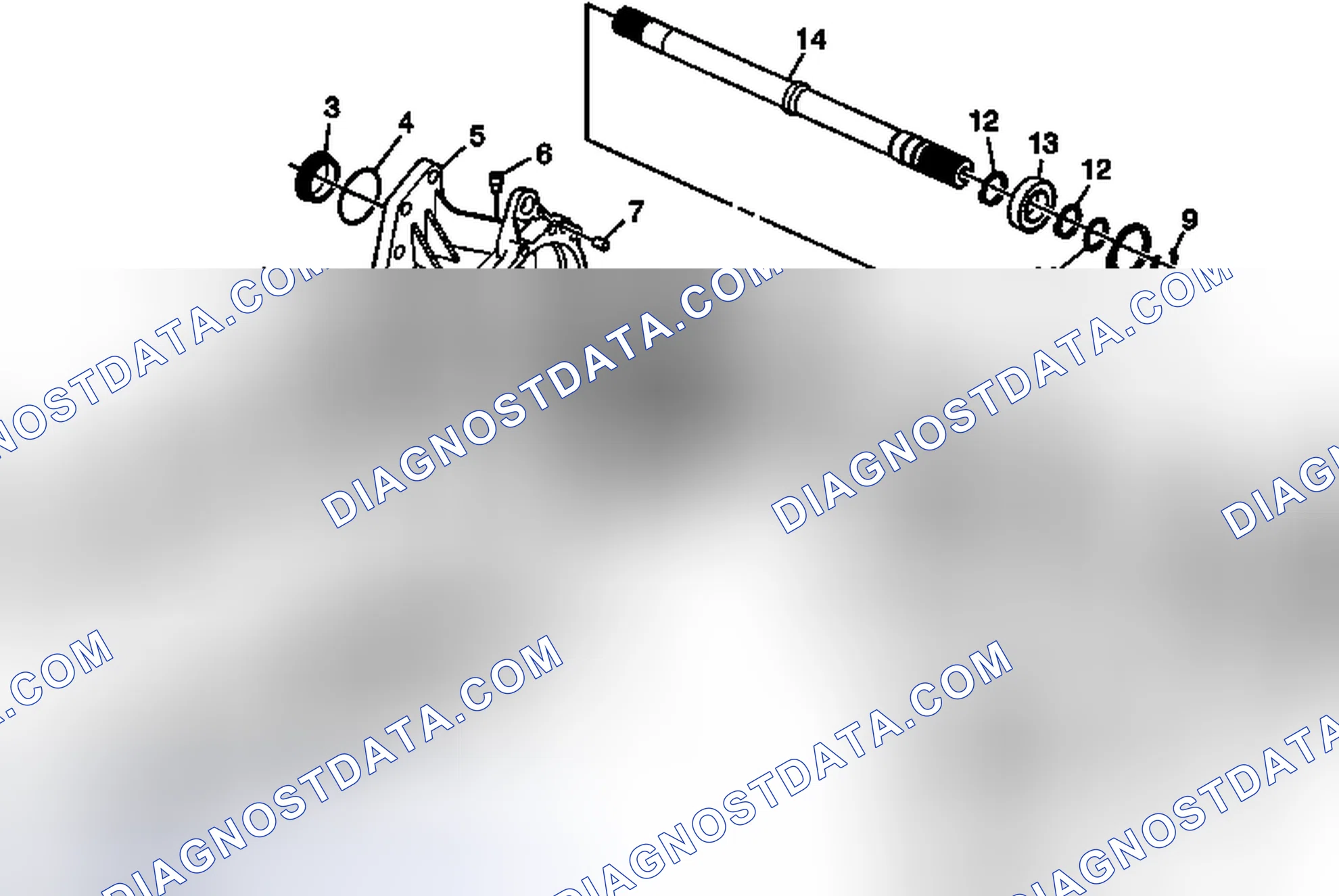 Scheme 22: Transfer Case Disassembled View