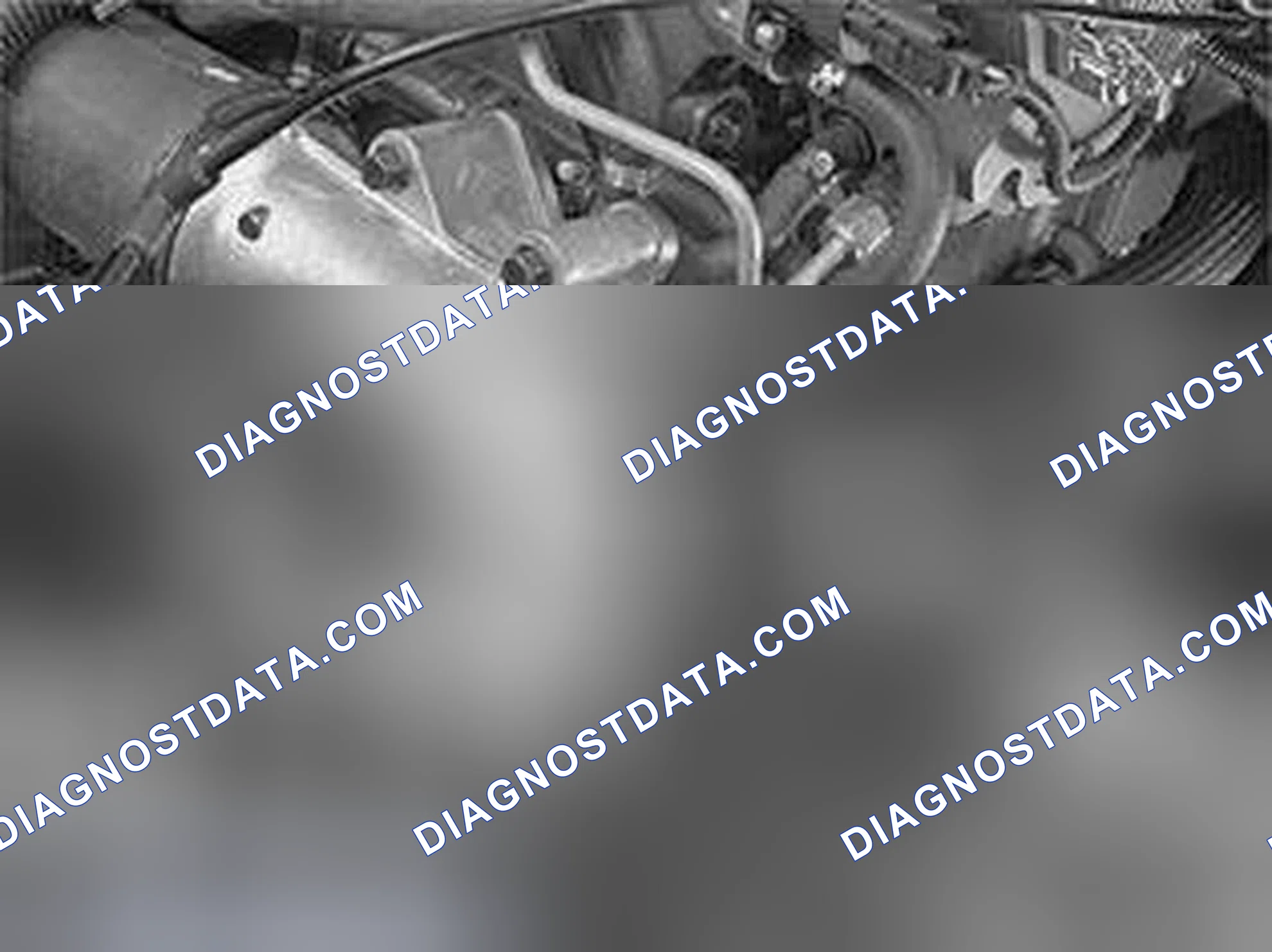 Scheme 1502: Installing the remaining screws for the transmission and starter motor