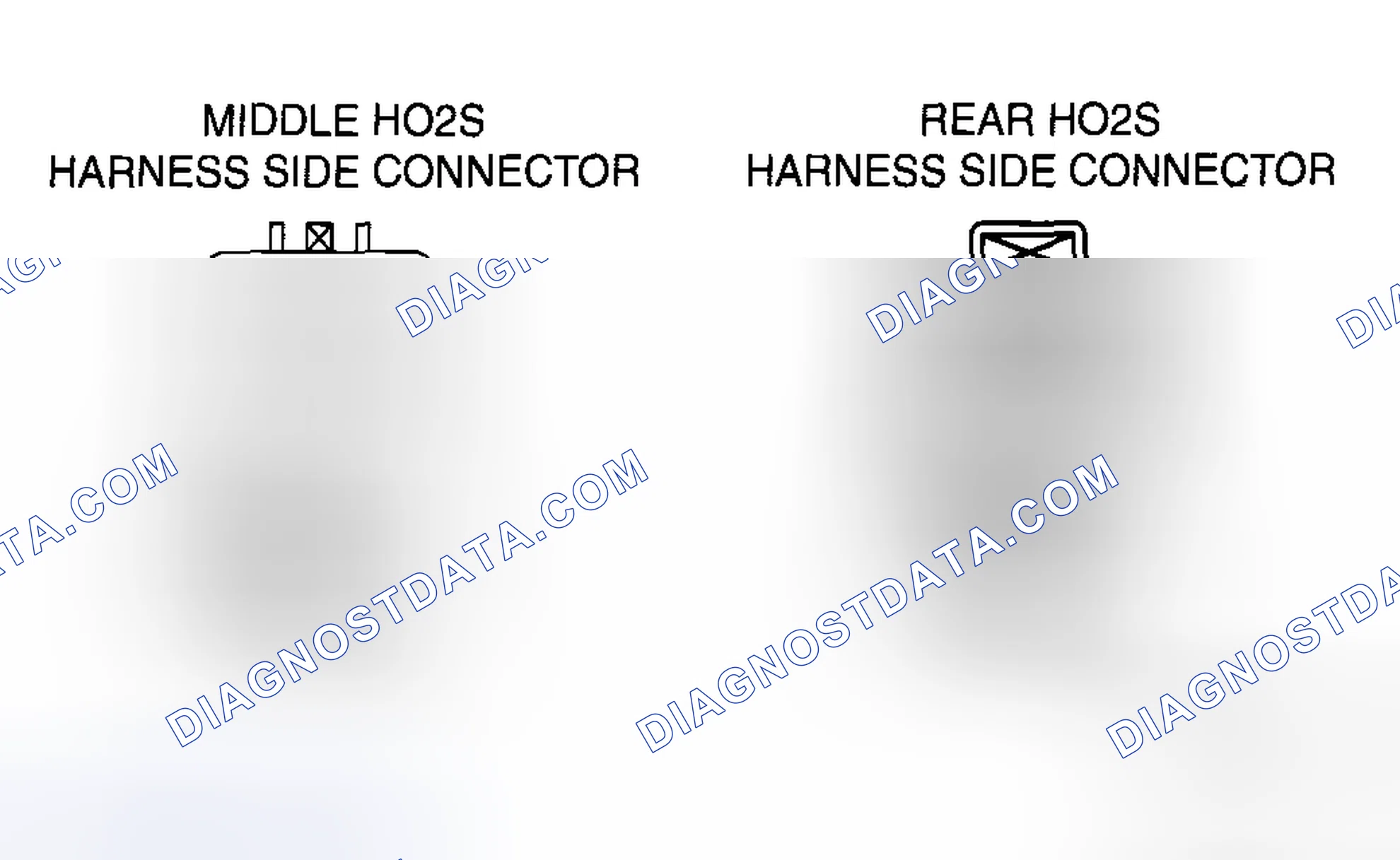 Scheme 83: Middle/rear HO2S circuit open/short inspection (heater)