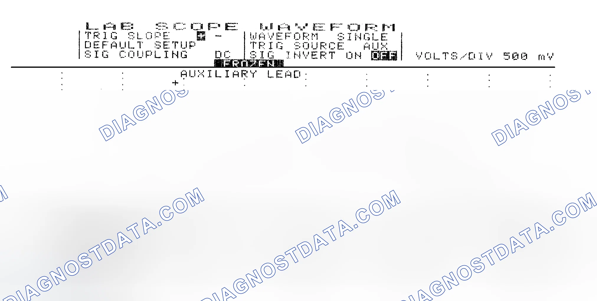 Scheme 14: Single Injector w/Excessive Current Flow - Current Pattern