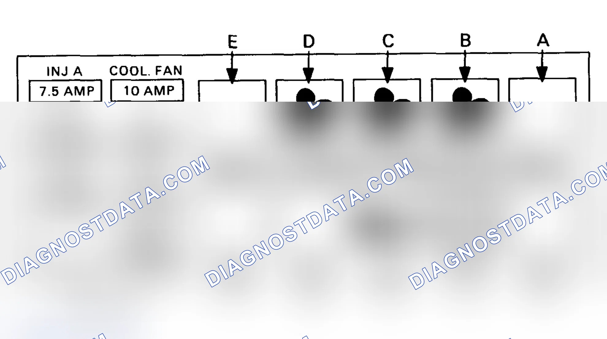 Scheme 12: UNDERHOOD RELAY CENTER IDENTIFICATION (1990-91 ELDORADO)
