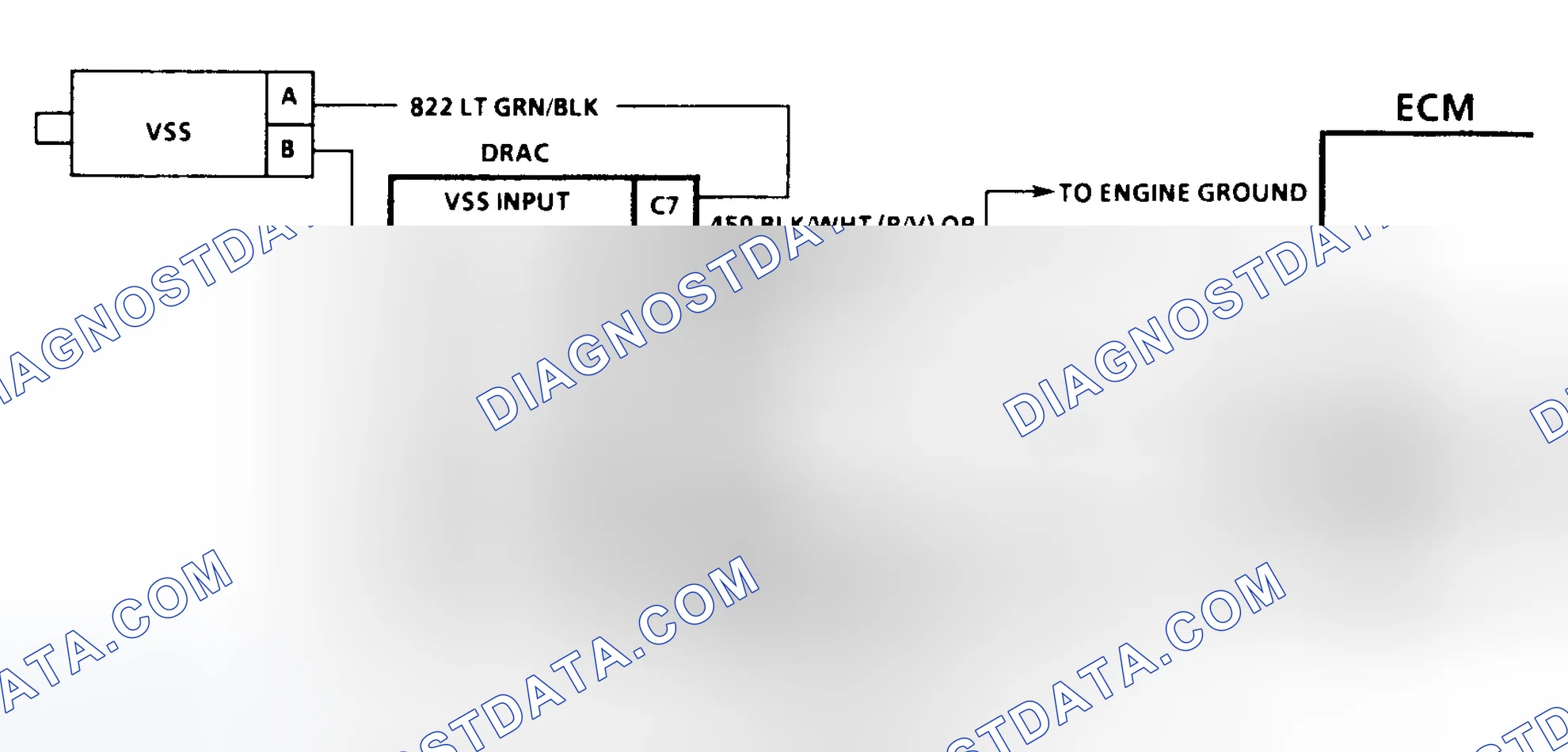 Scheme 89: Code 24 Schematic (Astro, Safari & G, P, R & V W/O 4L80-E Transmission) Vehicle Speed Sensor