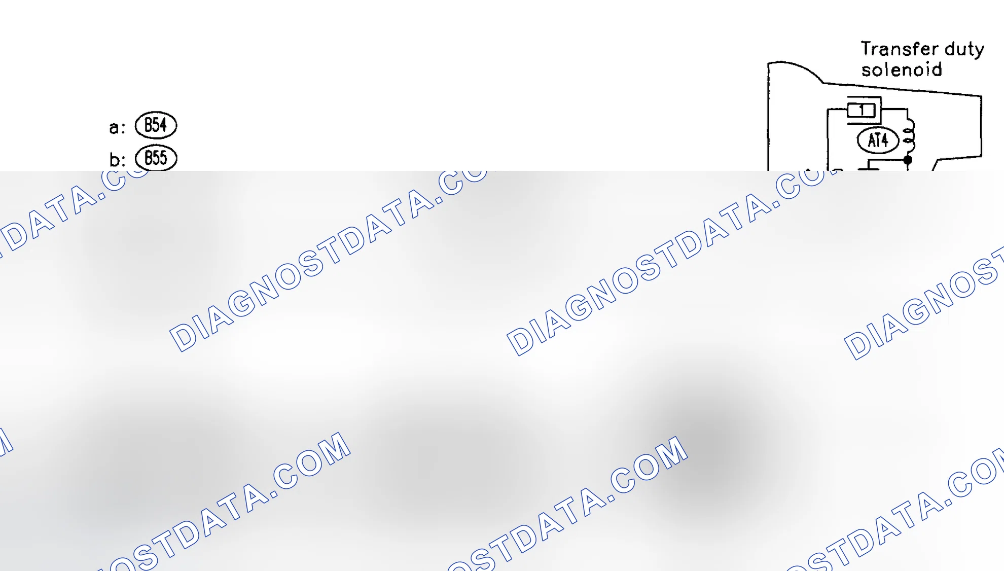 Scheme 560: Output Signal Circuit Of Transfer Duty Solenoid