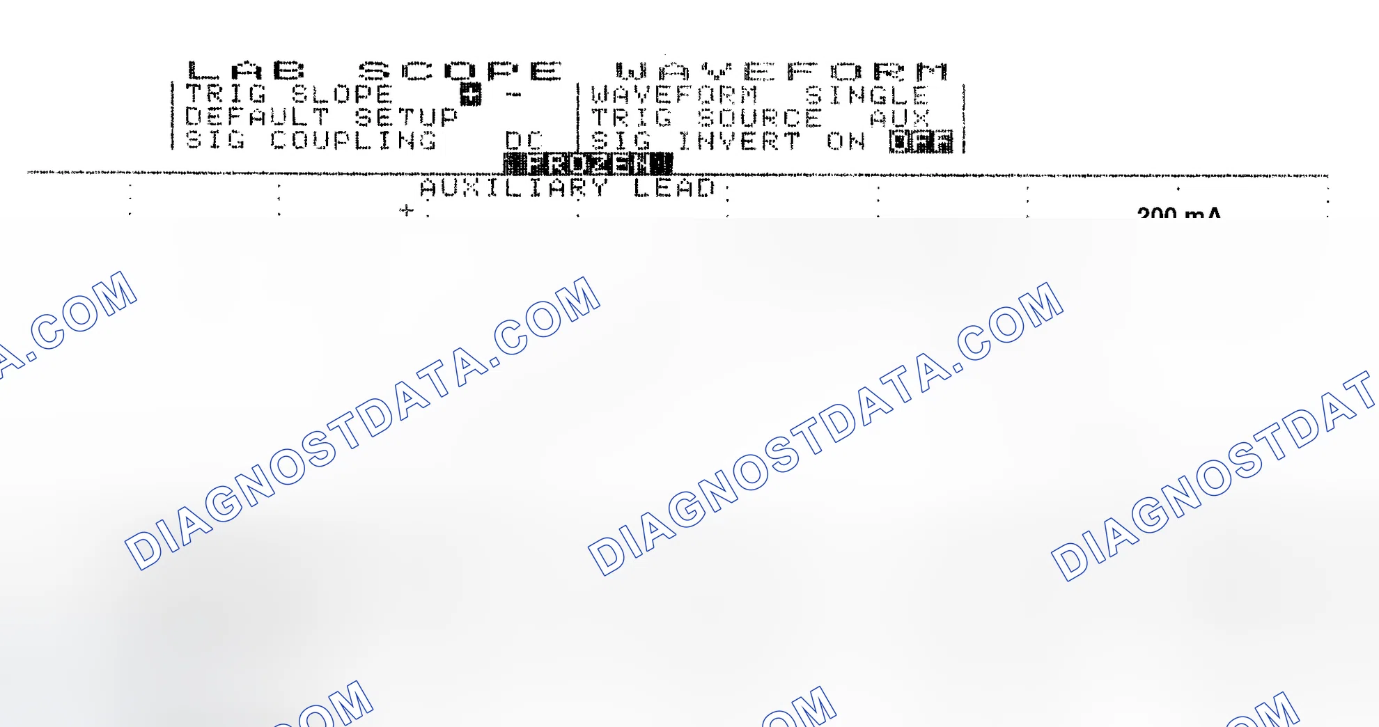 Scheme 13: Single Injector w/Normal Current Flow - Current Pattern