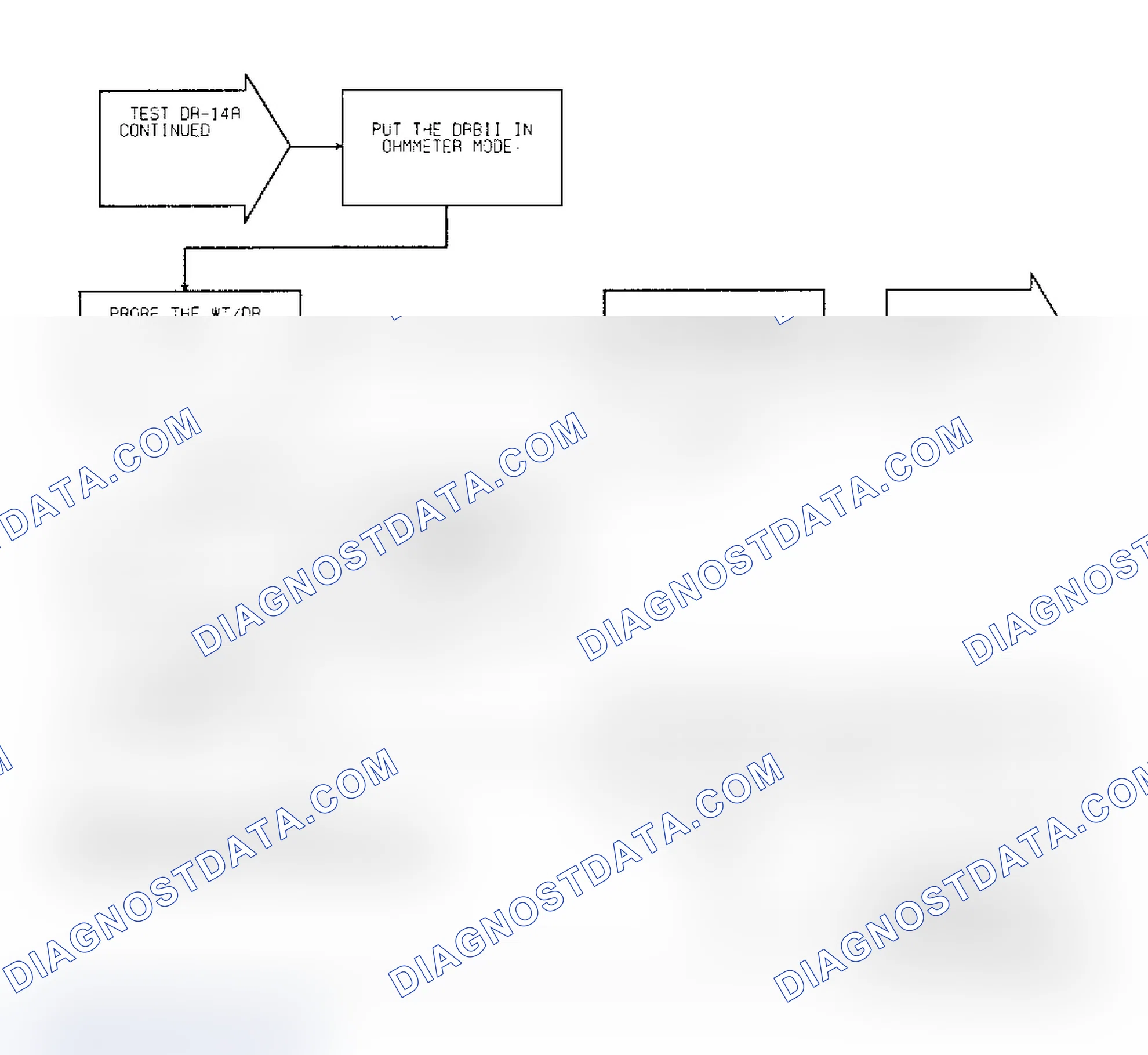 Scheme 441: Test DR-14A Code 27, Diagnostic Flow Chart (2 of 3)