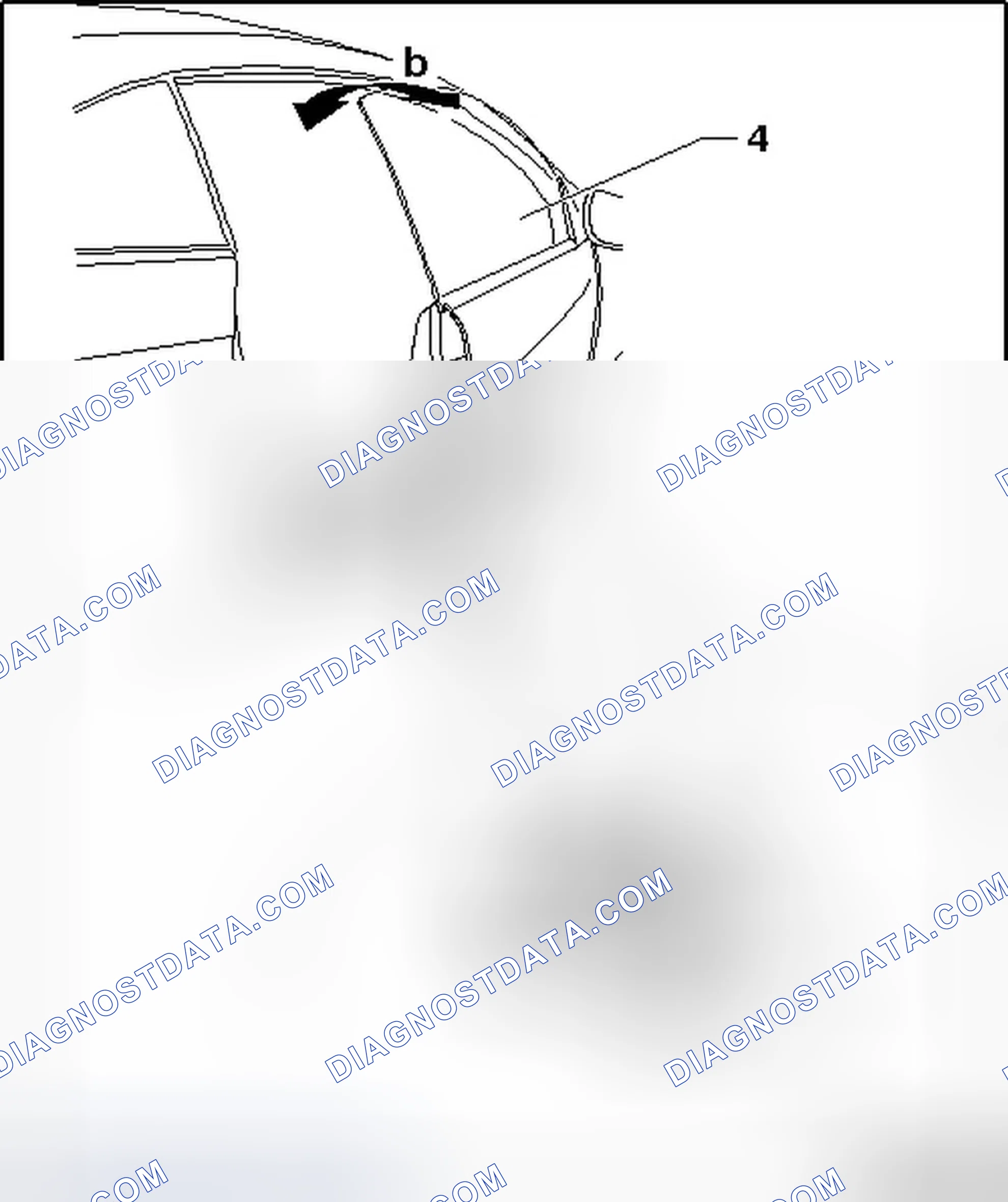 Scheme 17: DOOR WINDOW, ADJUSTING ANGLE TO ROOF PILLAR SEAL