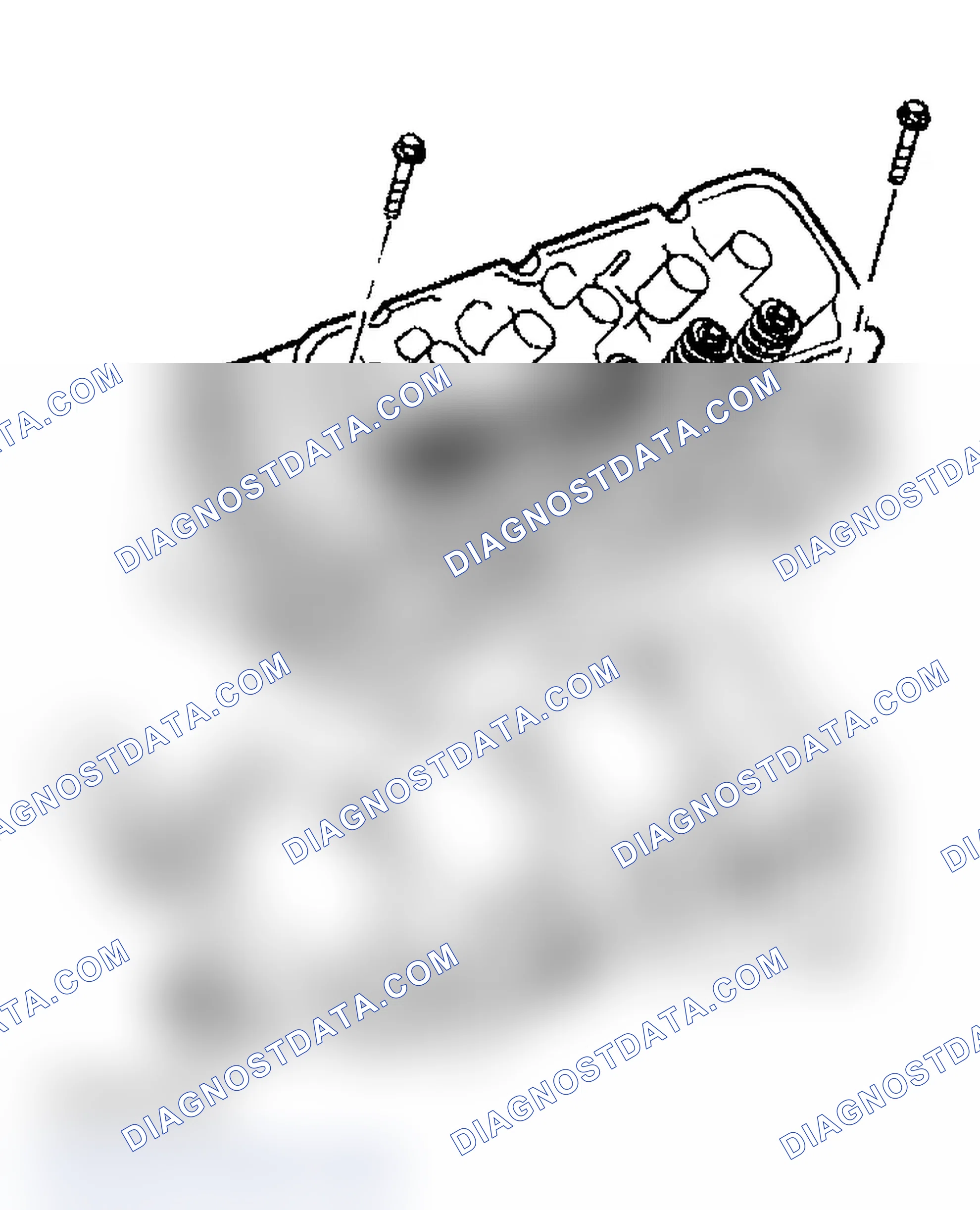 Scheme 634: Cylinder Head (Right Side) - Installation