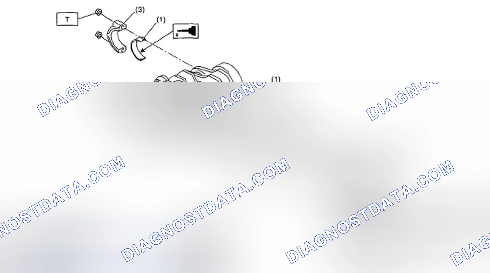 Fig. 193: Identifying Connecting Rod Cap, Top Ring, Oil Ring, Snap Ring And Connecting Rod Bearing
