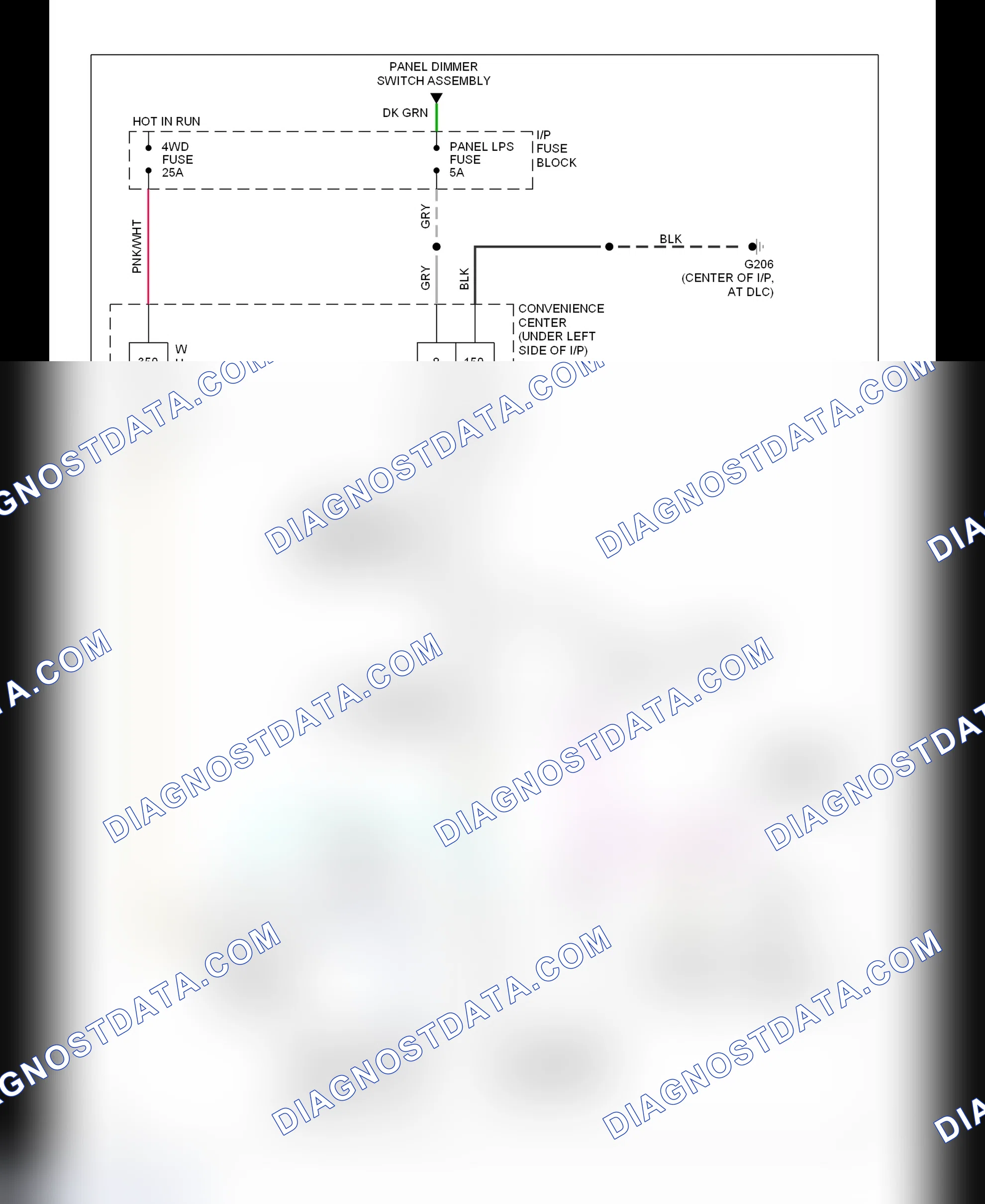 Scheme 9: Transfer Case Circuit (1994 Except K300)