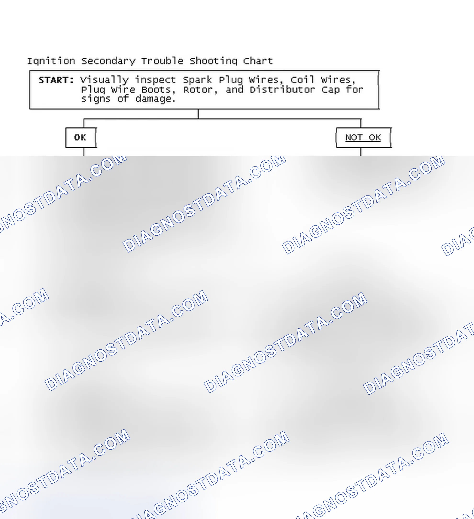 Scheme 1: Ignition Secondary Trouble Shooting Chart