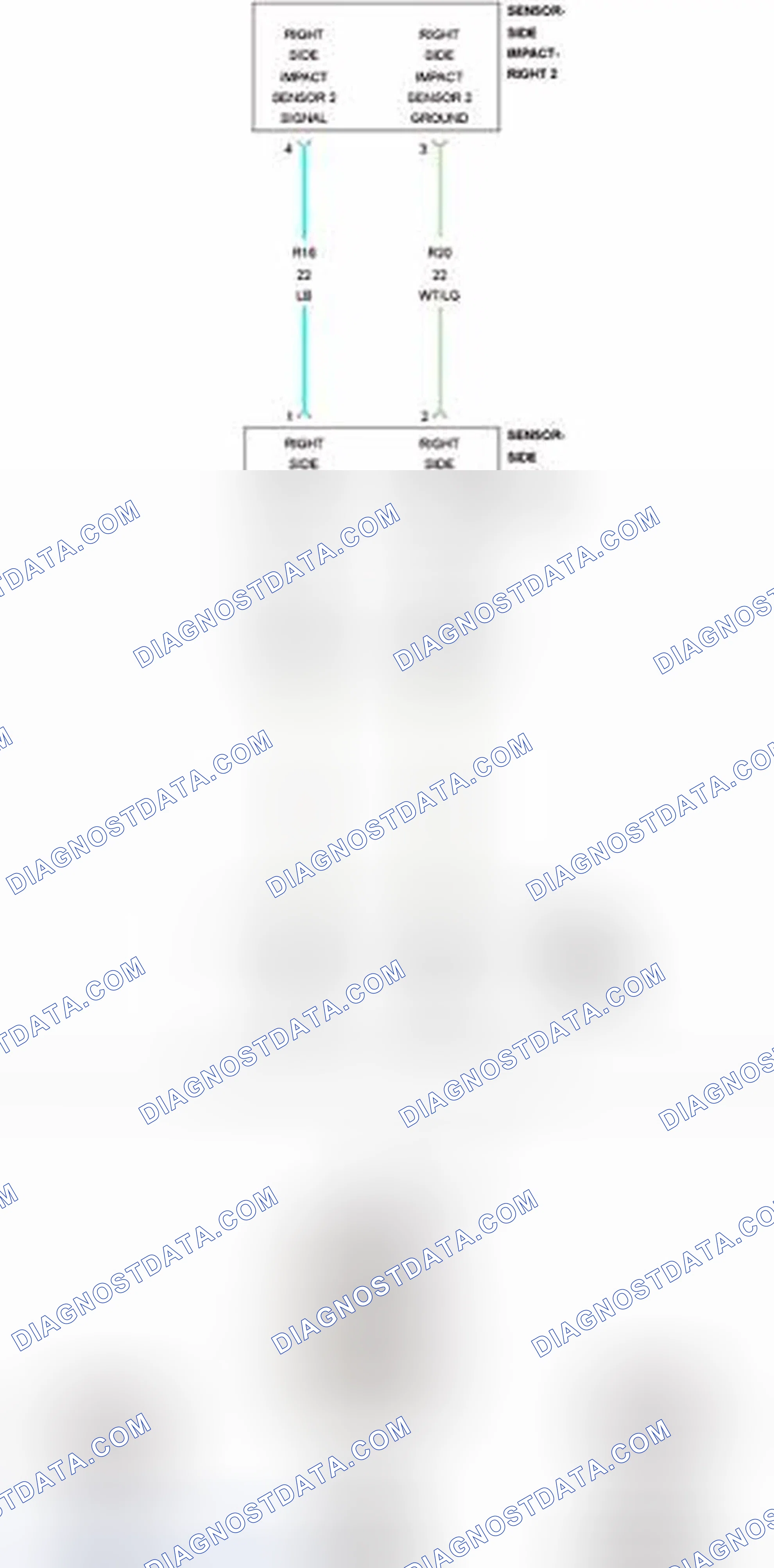 Scheme 170: U0176-00-LOST COMMUNICATION W/ RIGHT SIDE SATELLITE SENSOR 2