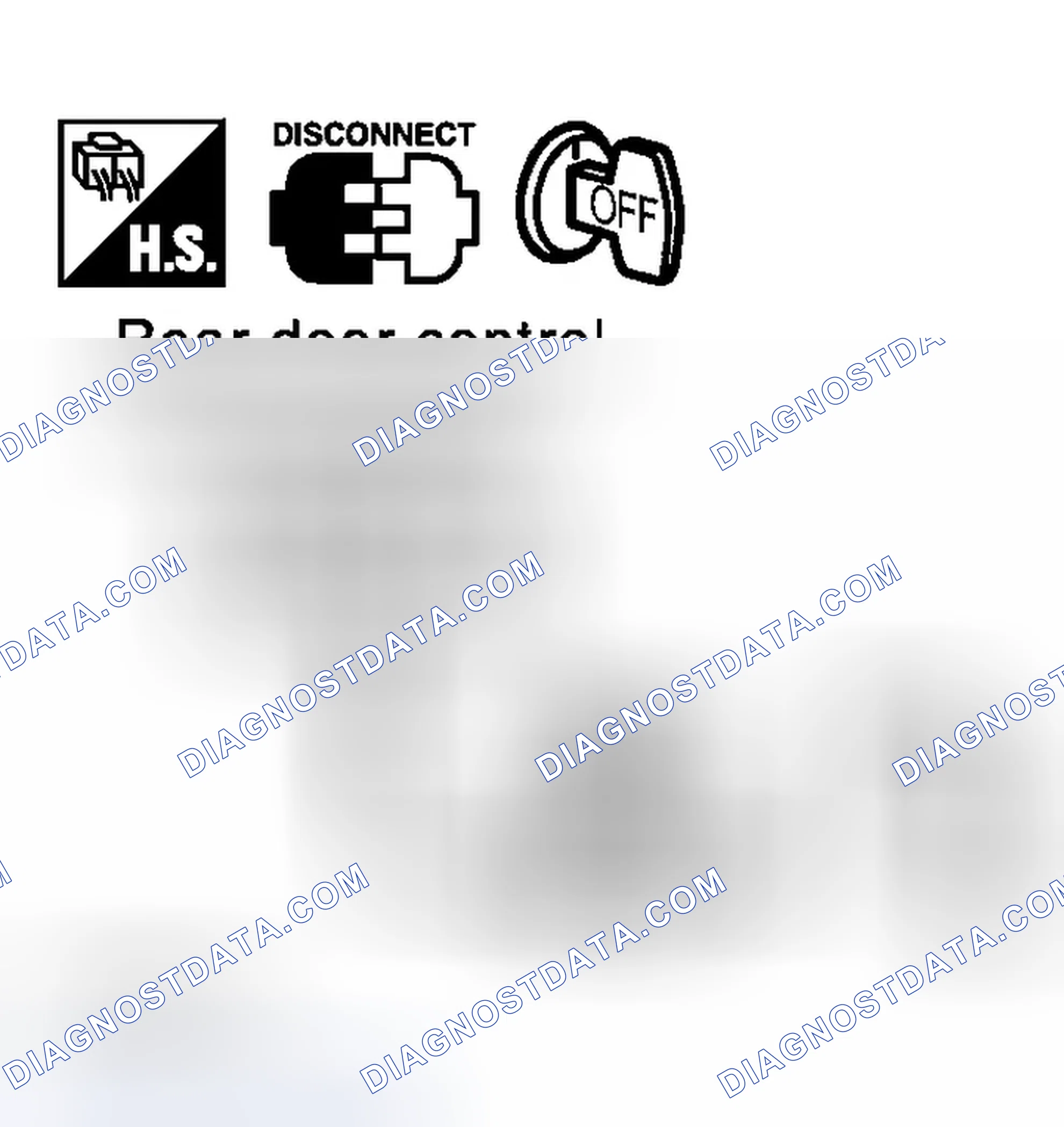 Scheme 211: Rear Door Control Unit Circuit Check