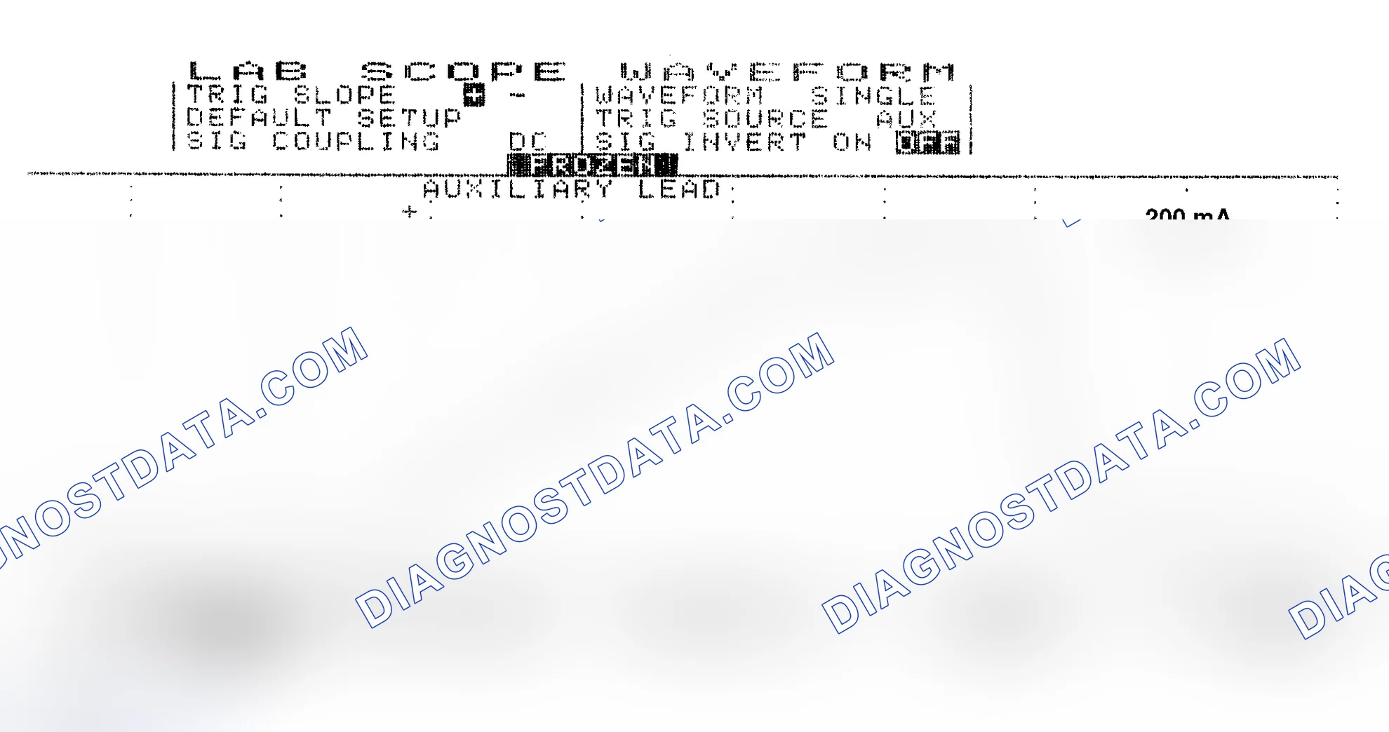 Scheme 13: Single Injector w/Normal Current Flow - Current Pattern
