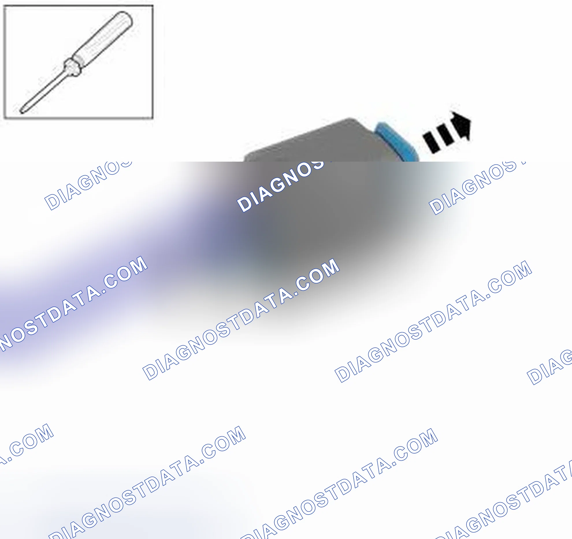Scheme 245: Open the casing to pull out the connector pins